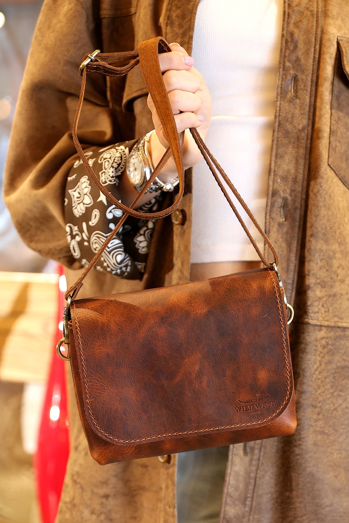 Wild West Crafted Shoulder Bag Kadın Omuz Çantası