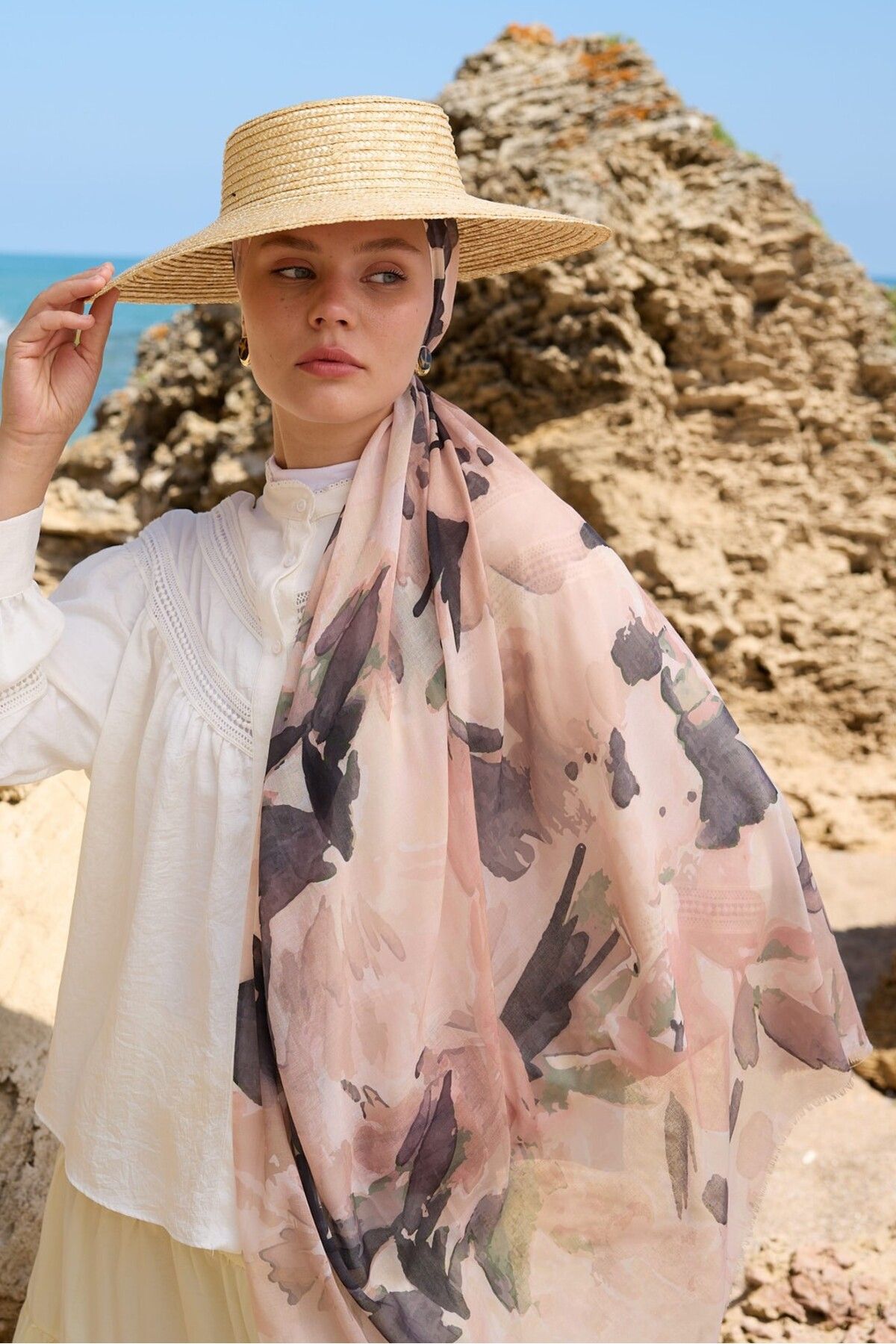 Modakaşmir-Mirelya Pattern Moon Shawl 3