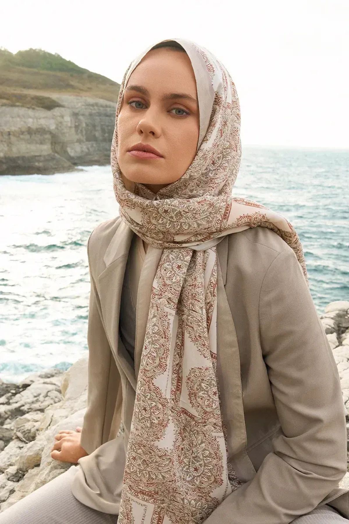 Perla Scarf & More ED Iconic Collection Lema - Mavi