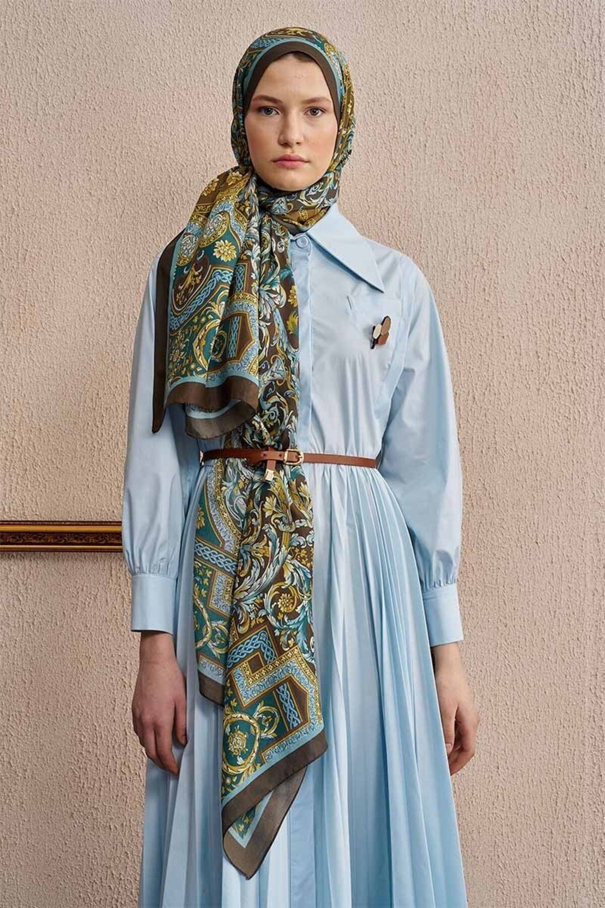 Perla Scarf & More ED Celebrity Celestial Şal - Camel