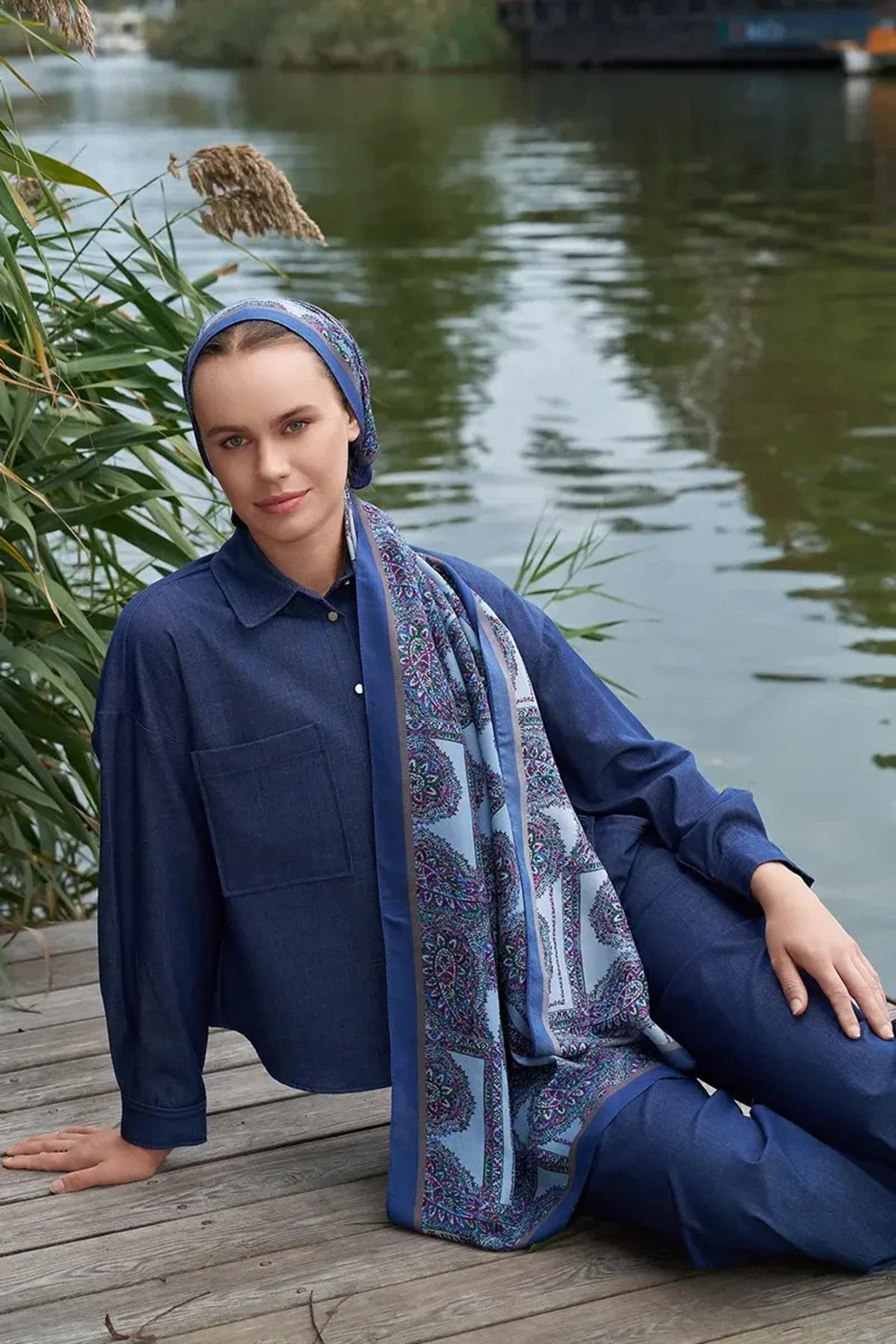Perla Scarf & More ED Iconic Collection Yade - Mor