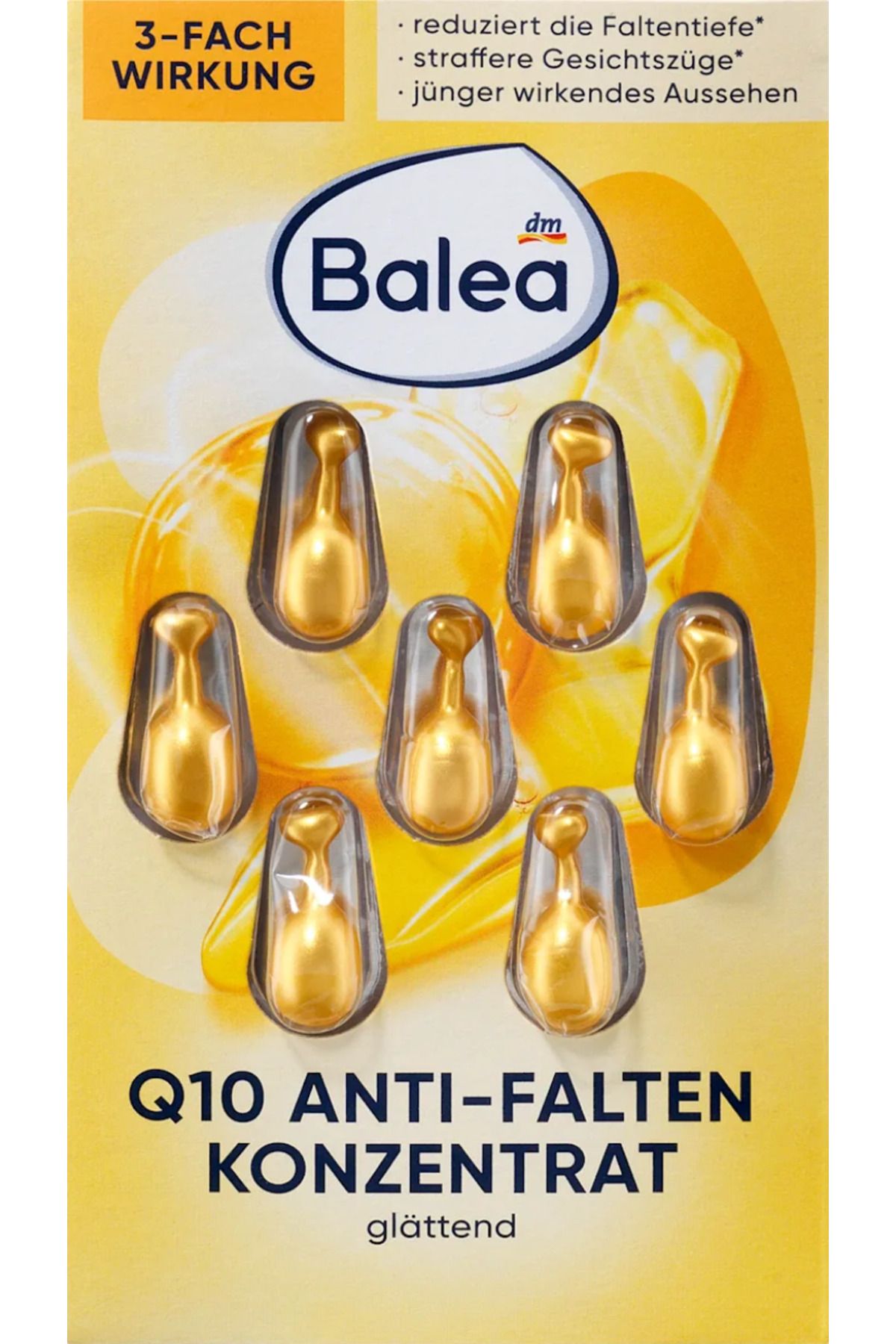 BALEA Konzentrat Q10 Anti-Falten, 7 St Konsentrasi Serum