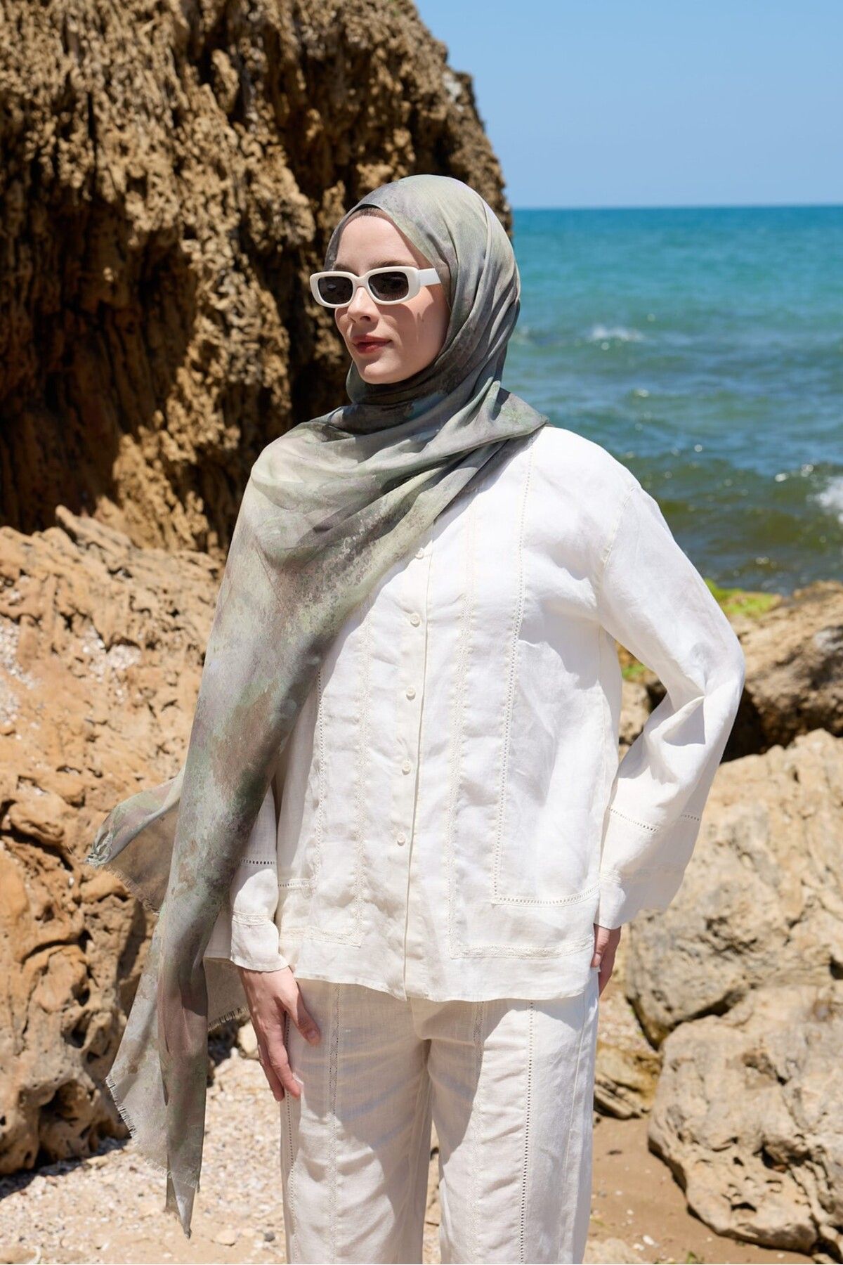 Modakaşmir Veyra Desen Aya Şal