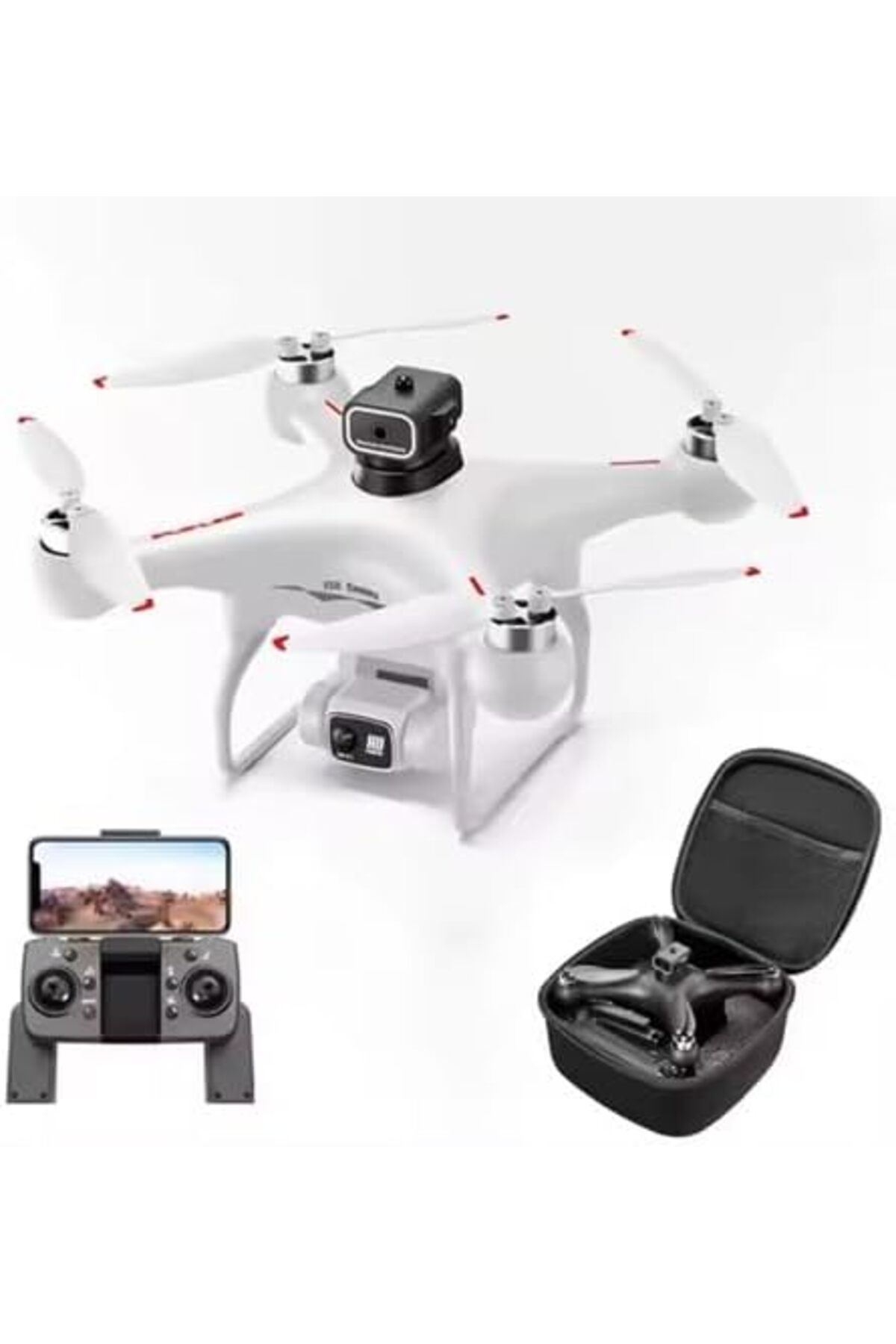 Generic-New S116 MAX RC Quadcopter Professional Obstacle Avoidance Drone Dual Camera 4K Optical Flow Brushle 1