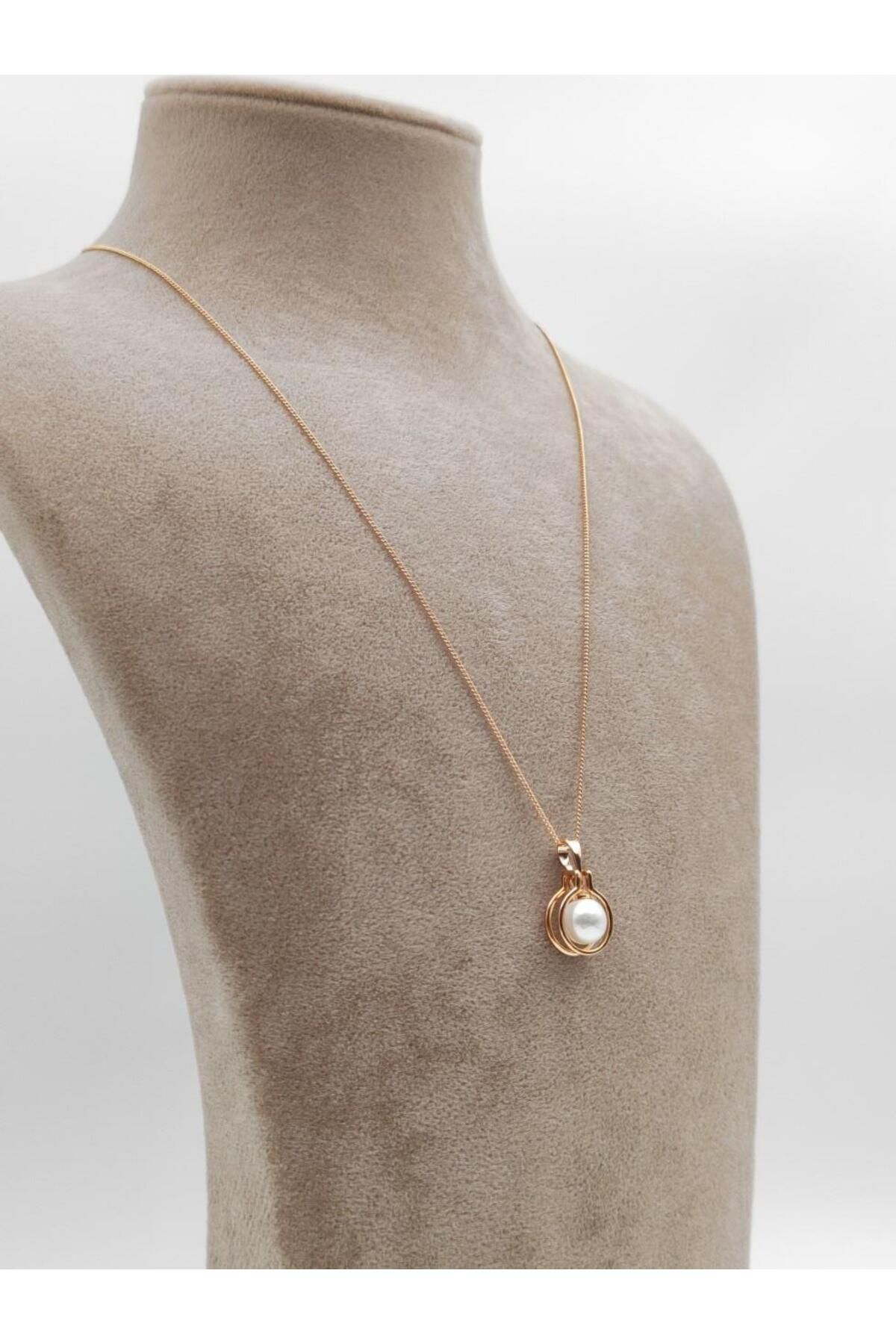 Nsl Jewels ÇEMBERLİ İNCİ KOLYE