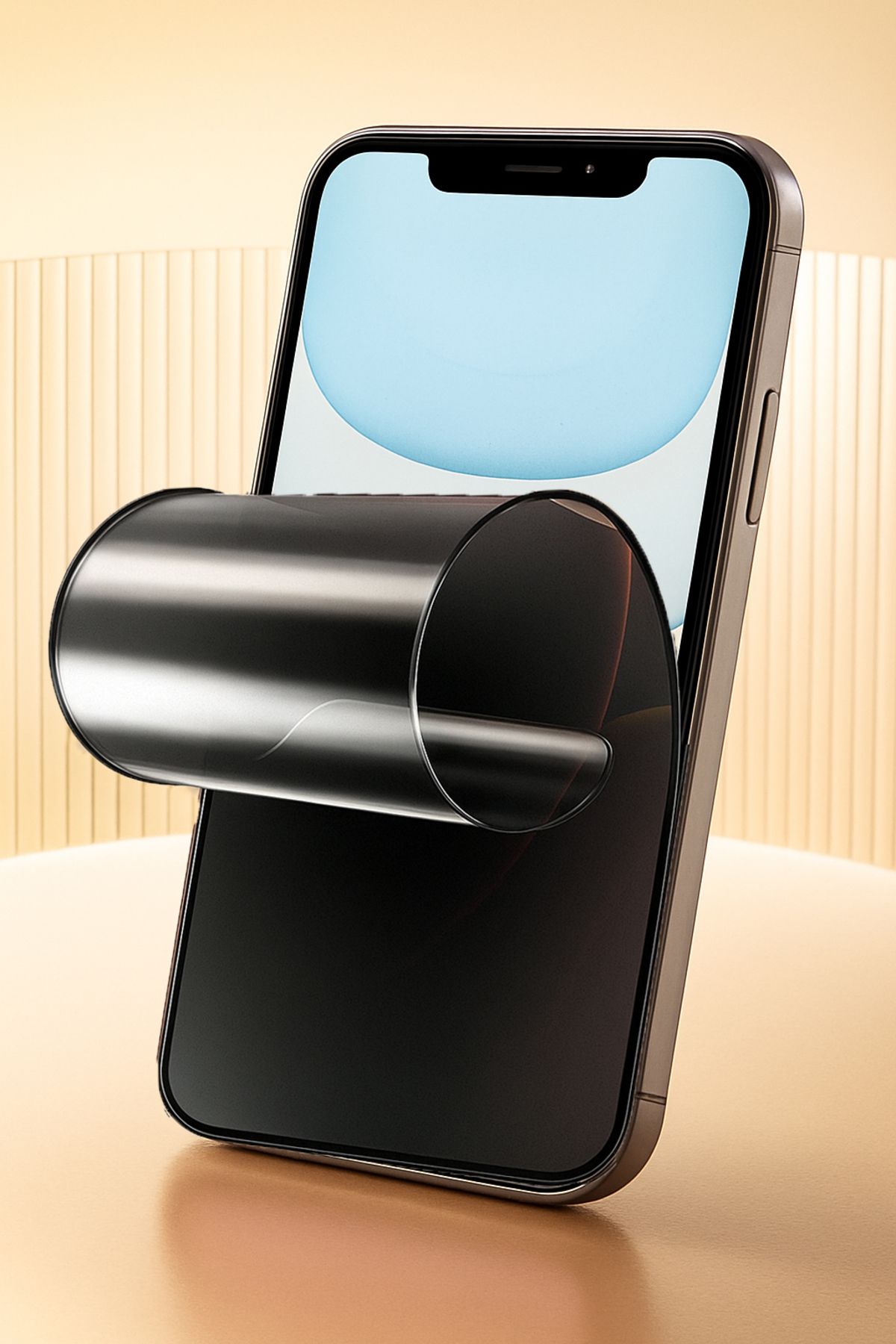 EDELFU iPhone 11 Hayalet Mat Esnek Film Parmak izi Tutmaz Çizilmez Ekran Koruyucu Seramik