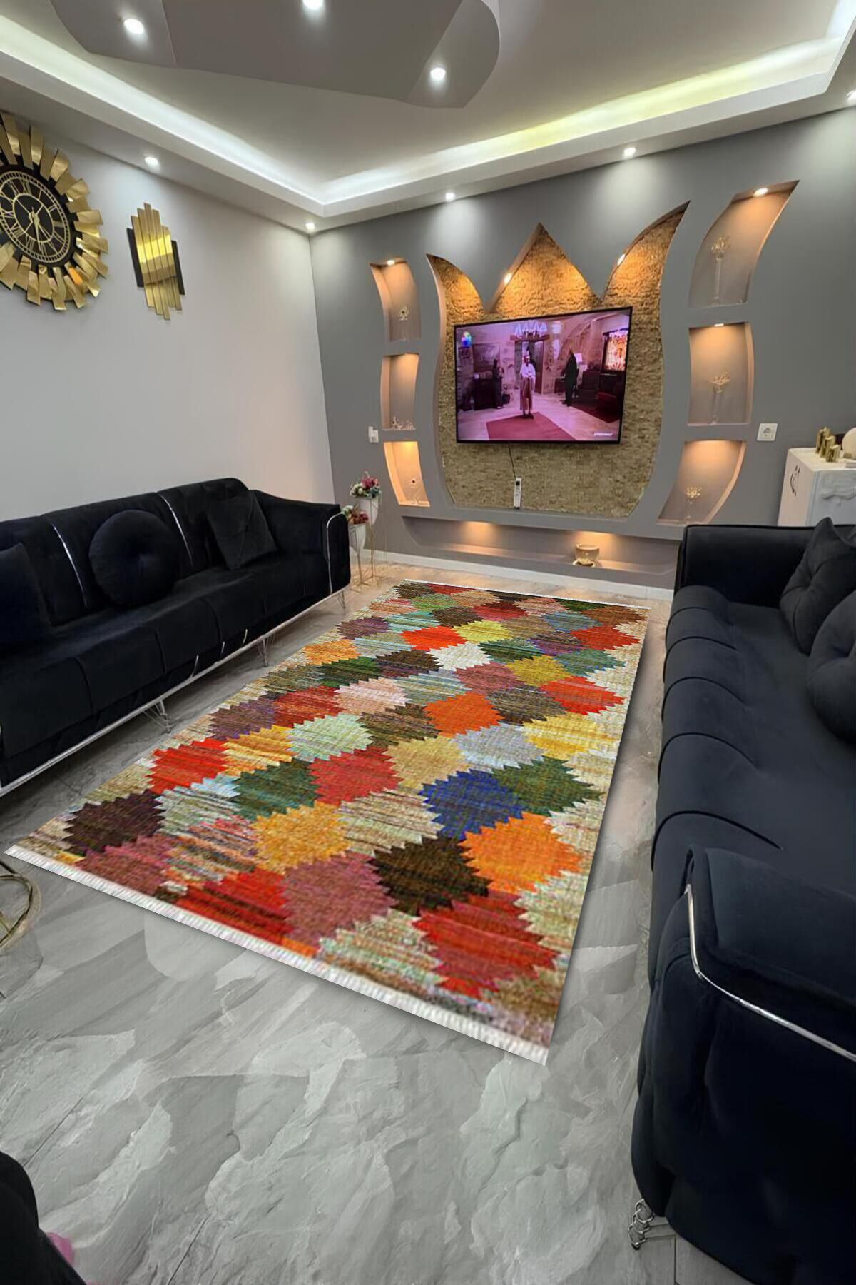 Home Dot Tabanlı yıkanabilir, leke tutmayan halı