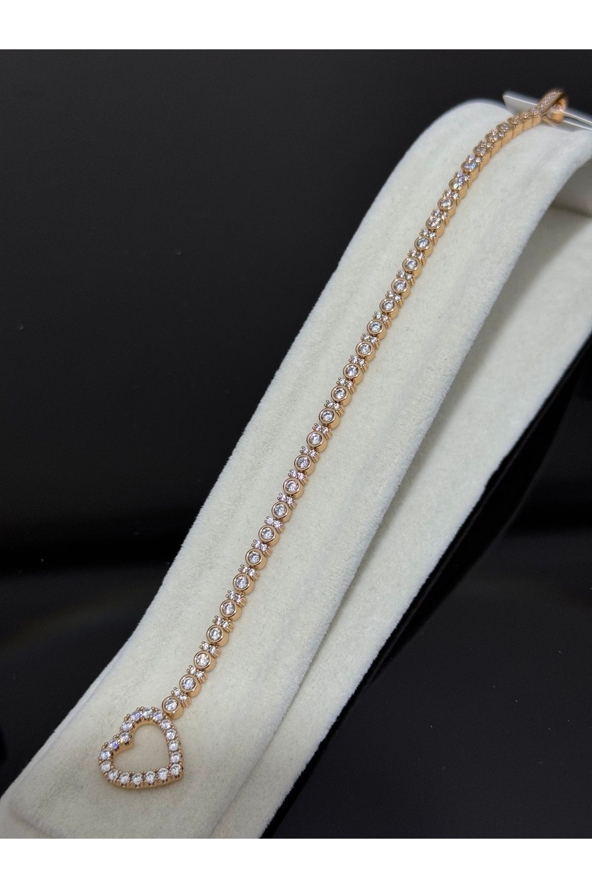 XUPING JEWELRY 316L kalpli zirkon taşlı çelik bileklik paslanmaz kararmaz