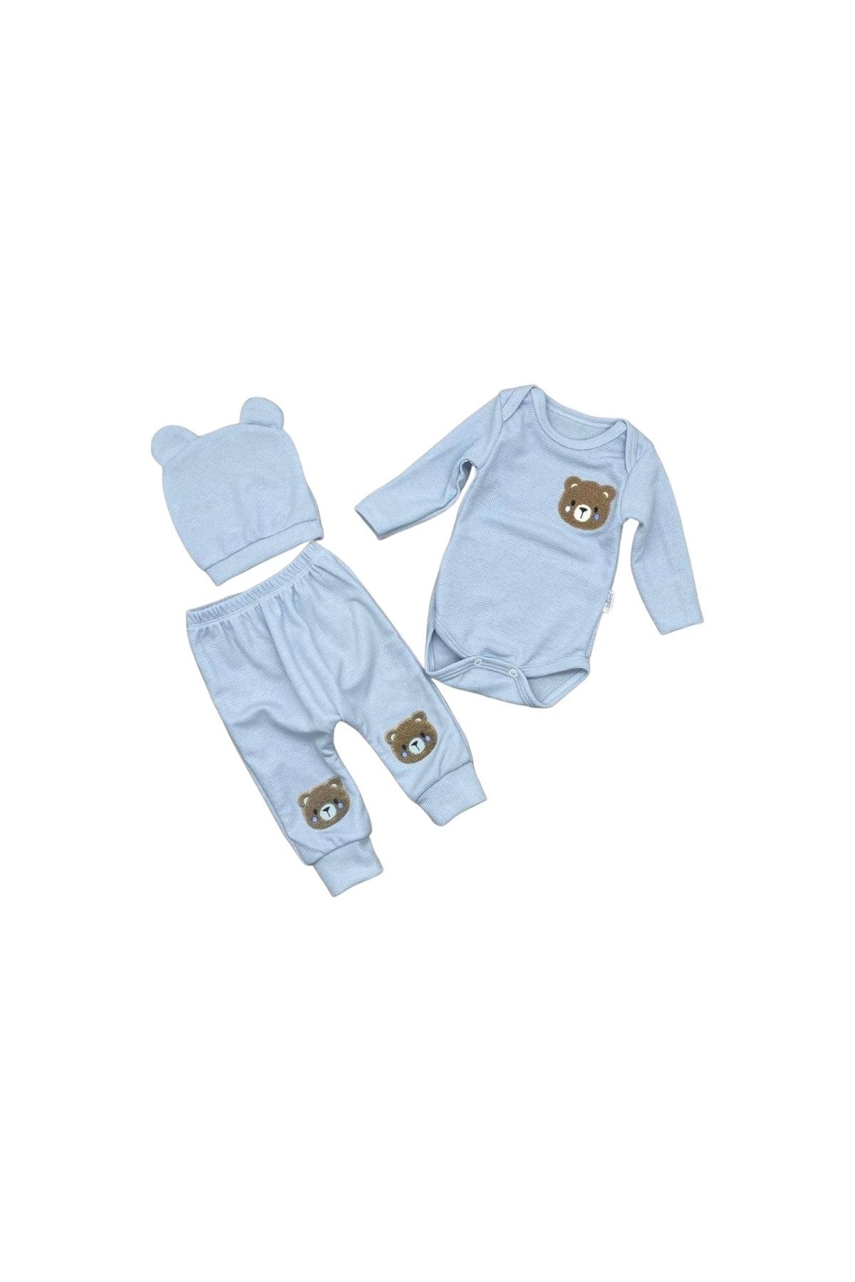 Ozer Baby Store Ayı Nakışlı Badi
