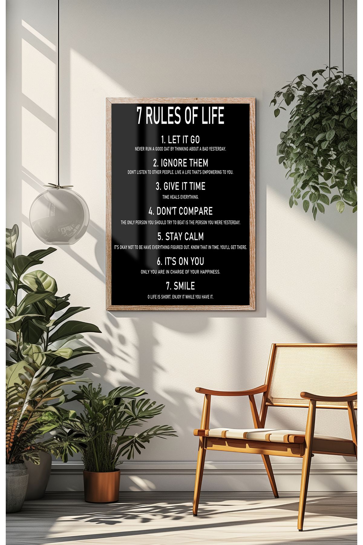 sames decoration Yedi kural - Tekli tablo