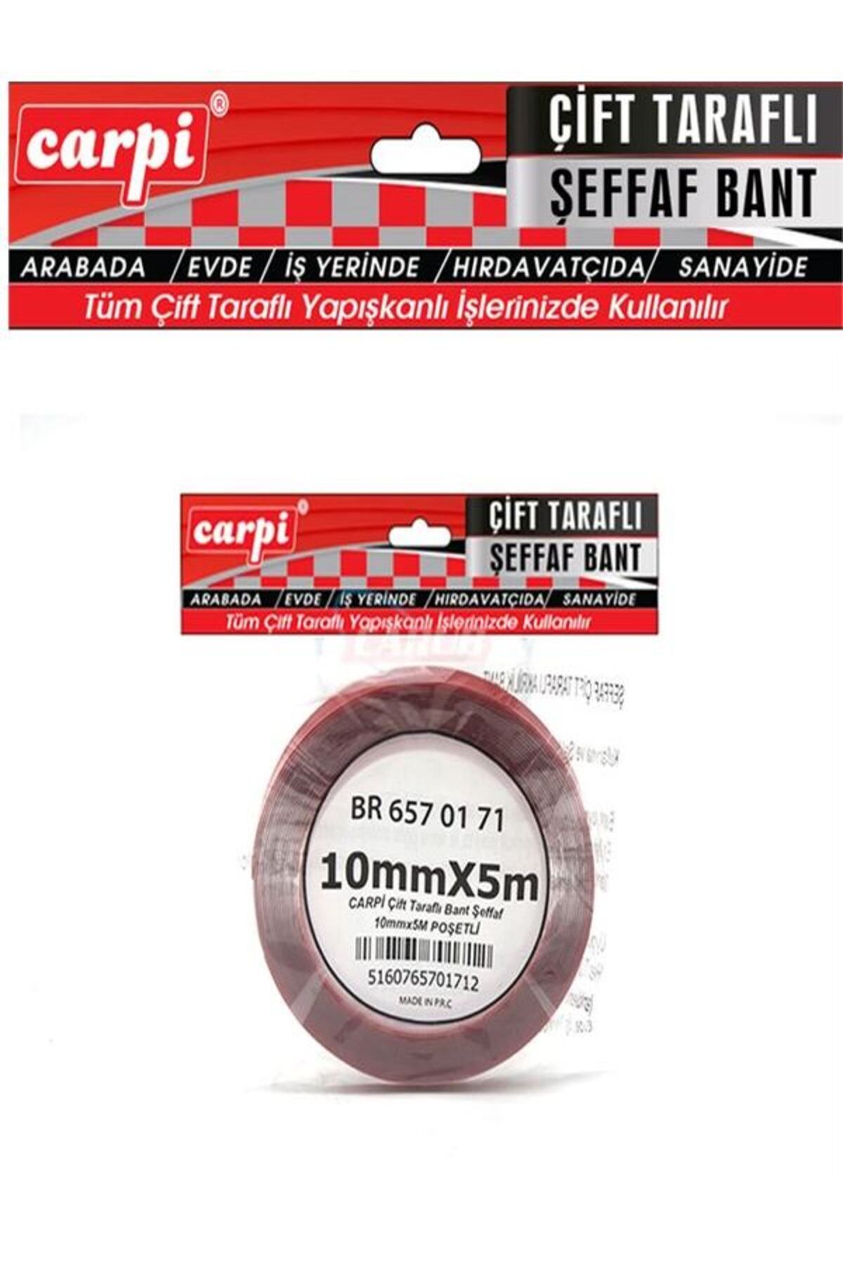 MOTTOMOR Oto Ev Çift Taraflı Bant 5metreX10mm