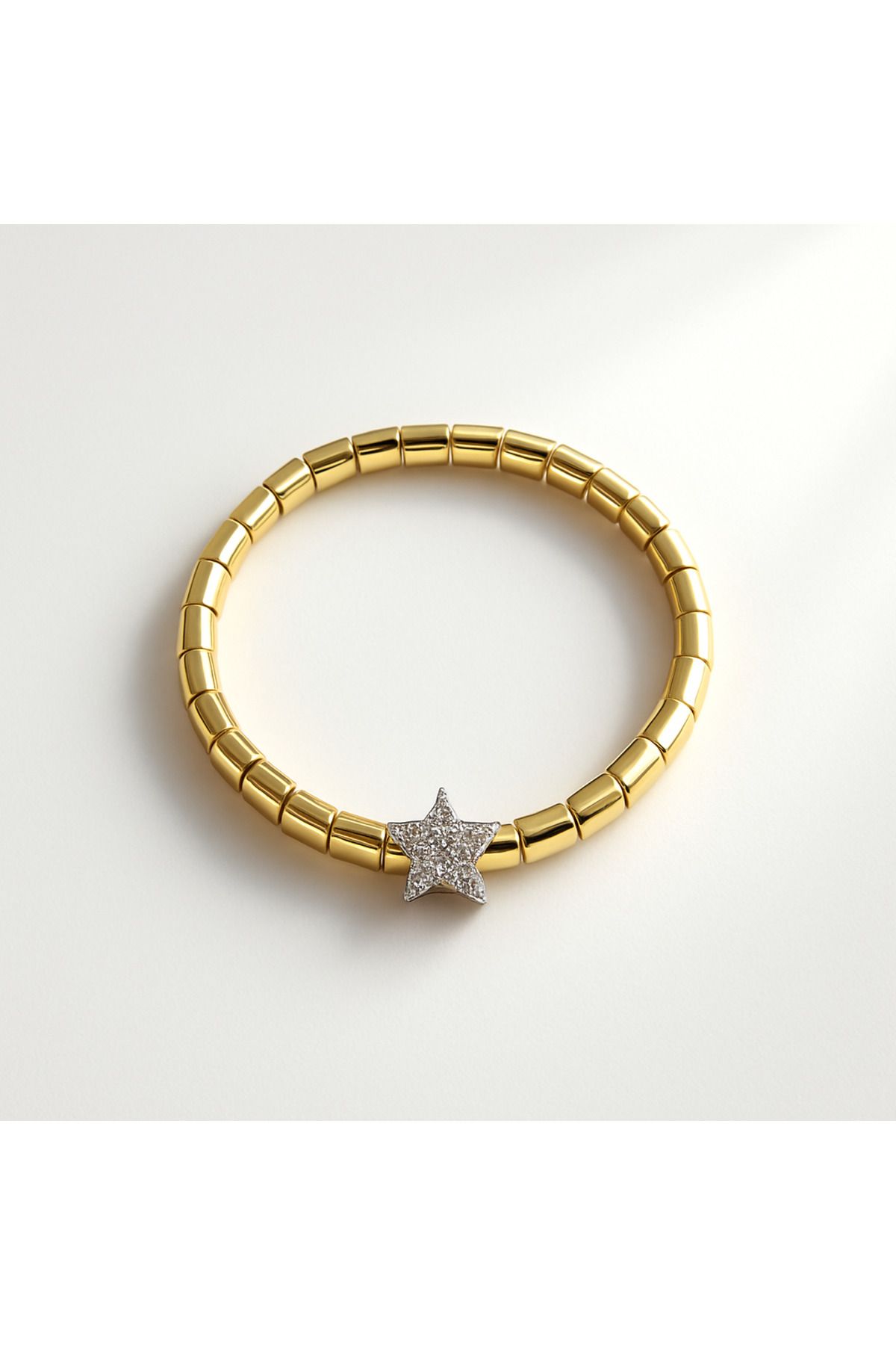 Venus Design Çelik Lastikli Yıldız Bileklik