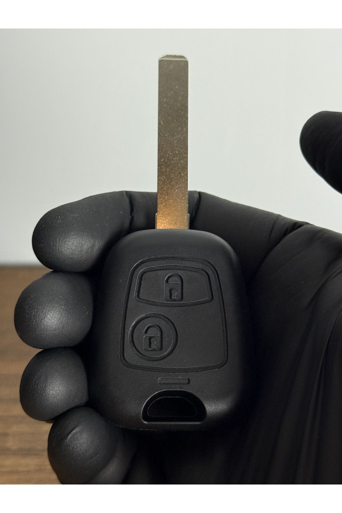 Mavi Keys Citroen C1 C2 C3 Eski Tip 2 Düğmeli Anahtar Kumanda Kabı