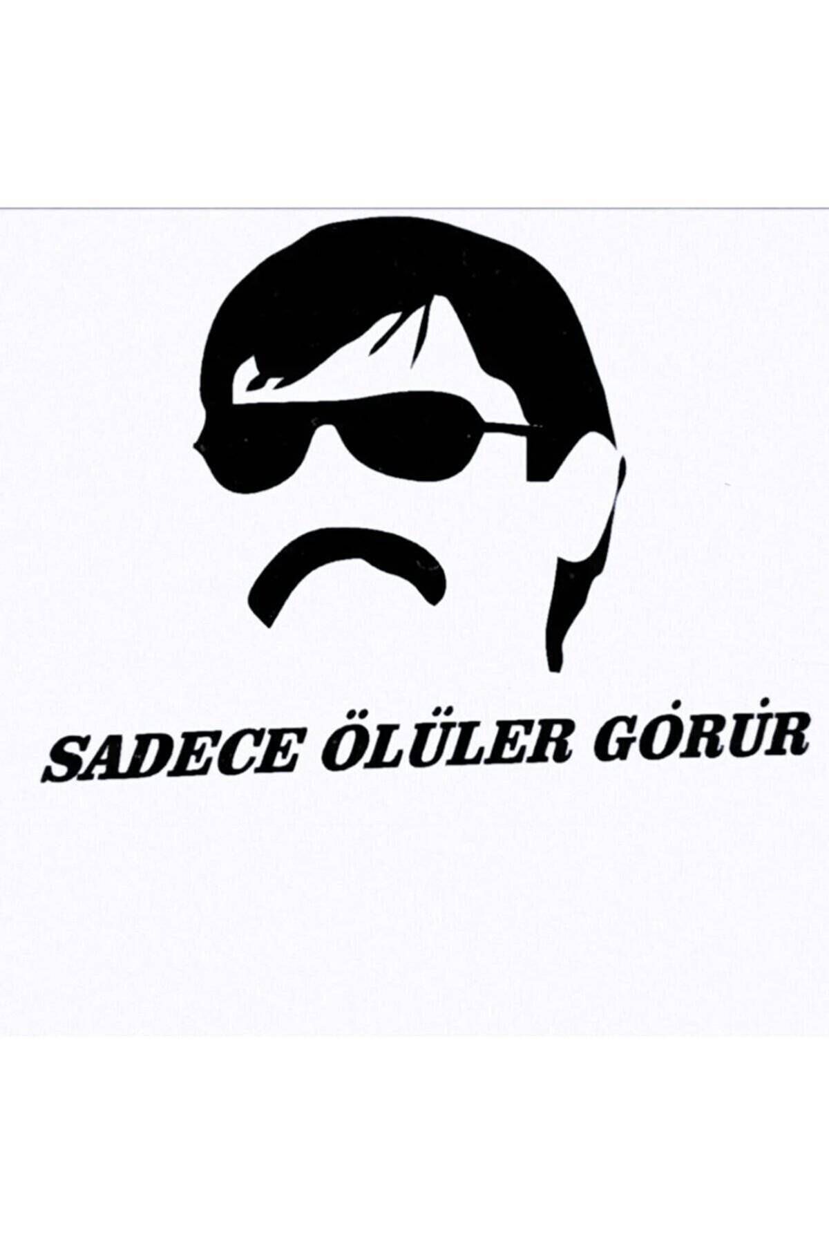 MS Major Selection Sadece Ölüler Görür Sticker Araç, Araba, Oto, Motorsiklet, Kask, Laptop, Cam Sticker 21x13 cm
