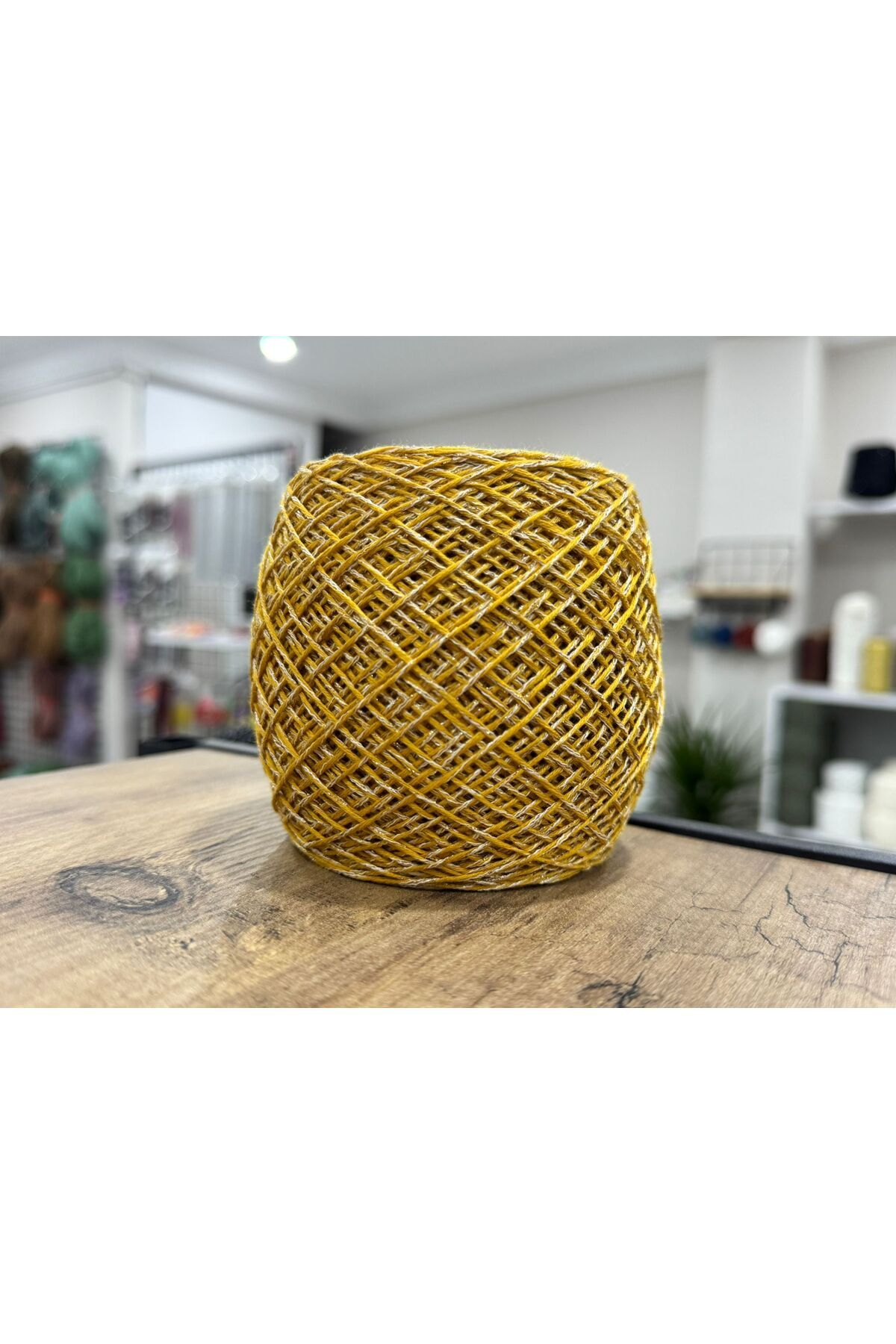 WoolArt Simli Koton El Örgü ipi - 100 GR