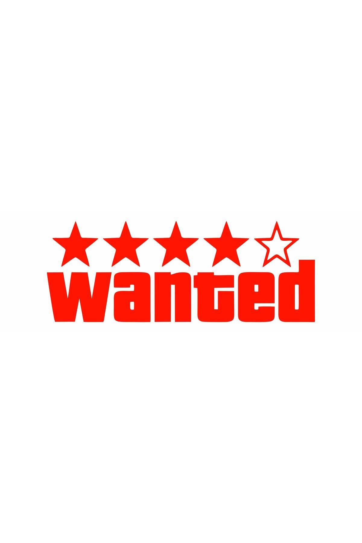 MS Major Selection Wanted Motorsiklet, Laptop, Cam, Kask, Araba Sticker 18x7 Cm
