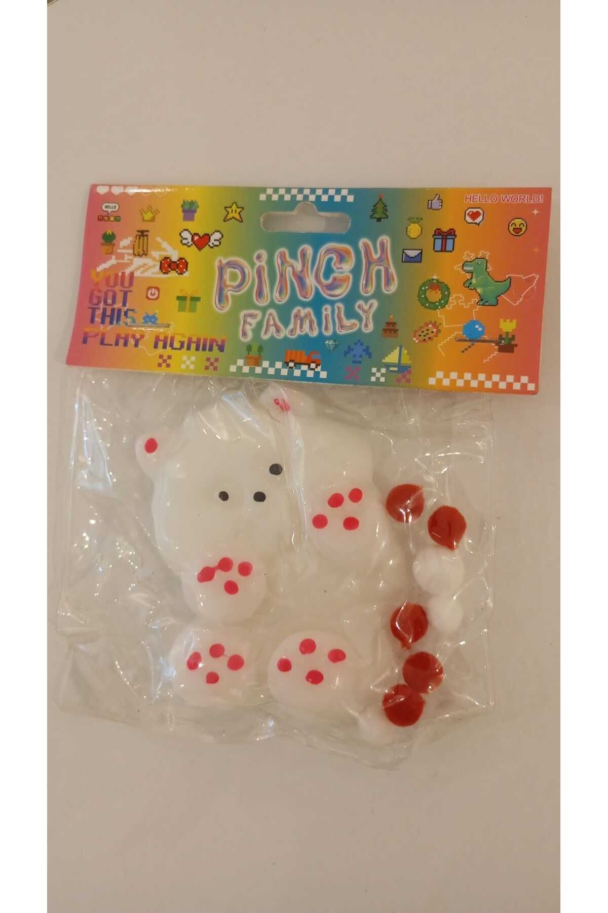 Umut Pinch Family beyaz sevimli kedi squishy oyuncak taba sukuşi kapibara Sıkma Oyuncağı