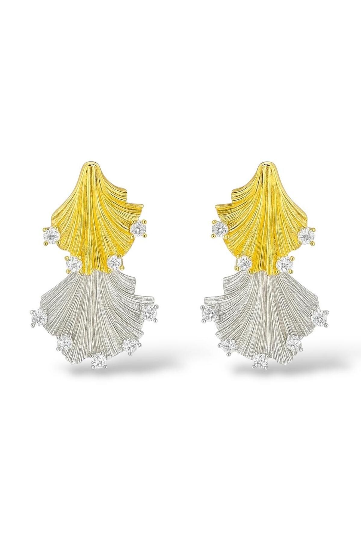 neslyaccessories Vera Leaf Küpe