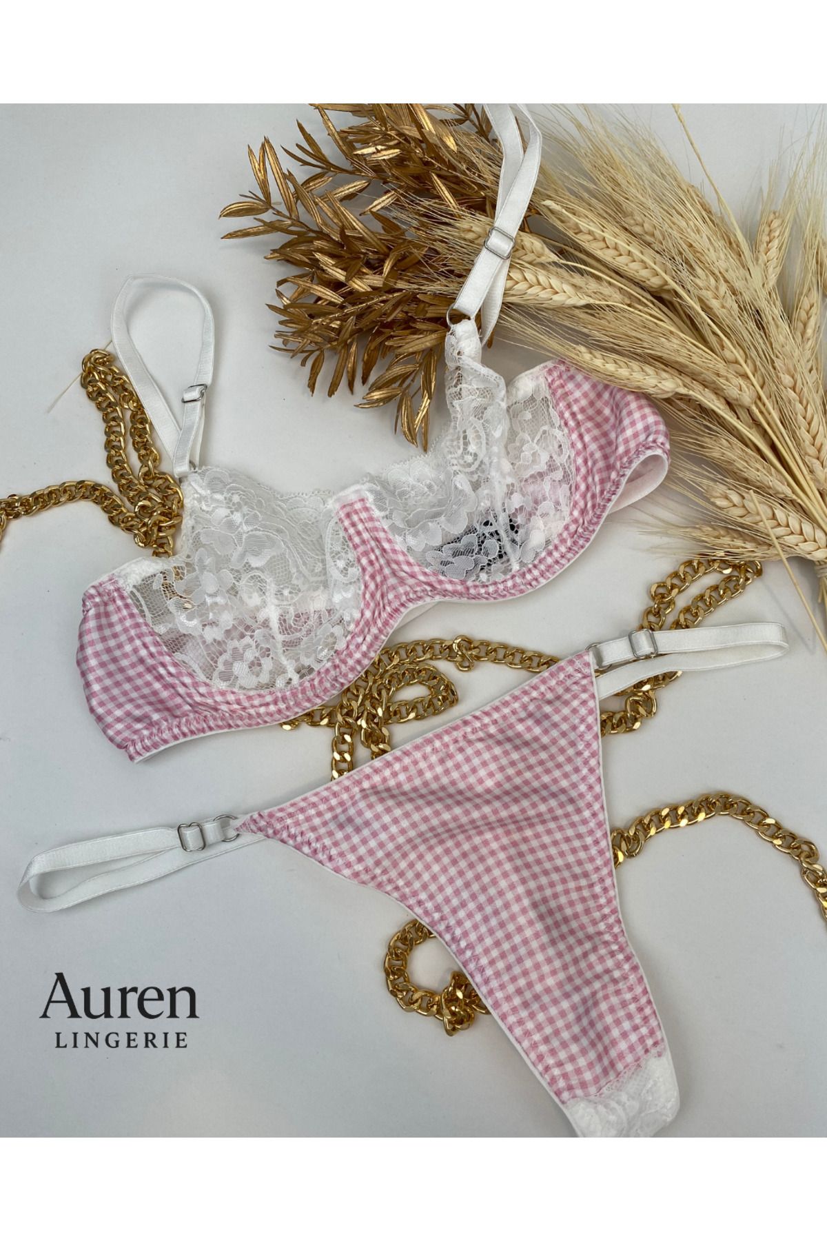 Auren Lingerie Pötikare Pembe