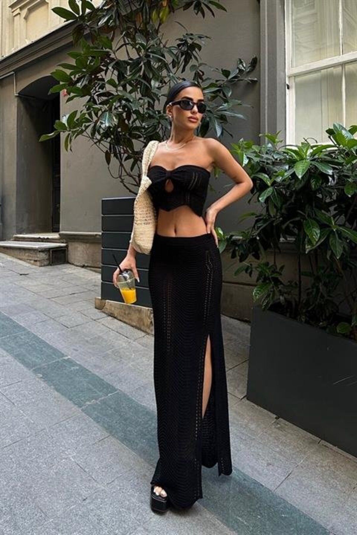 hepimiz alalım Mischa Cut Out Ajurlu Takım 9839