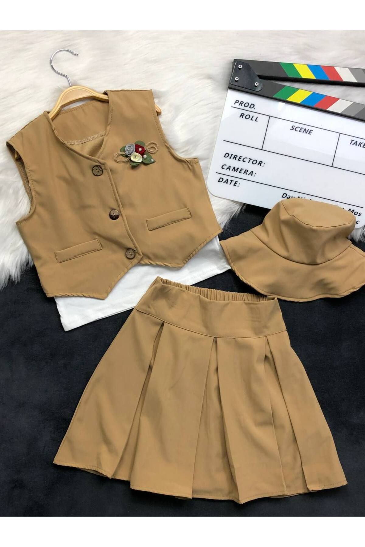 zavera for kids Kız Çocuk Şık 4'lü Takım