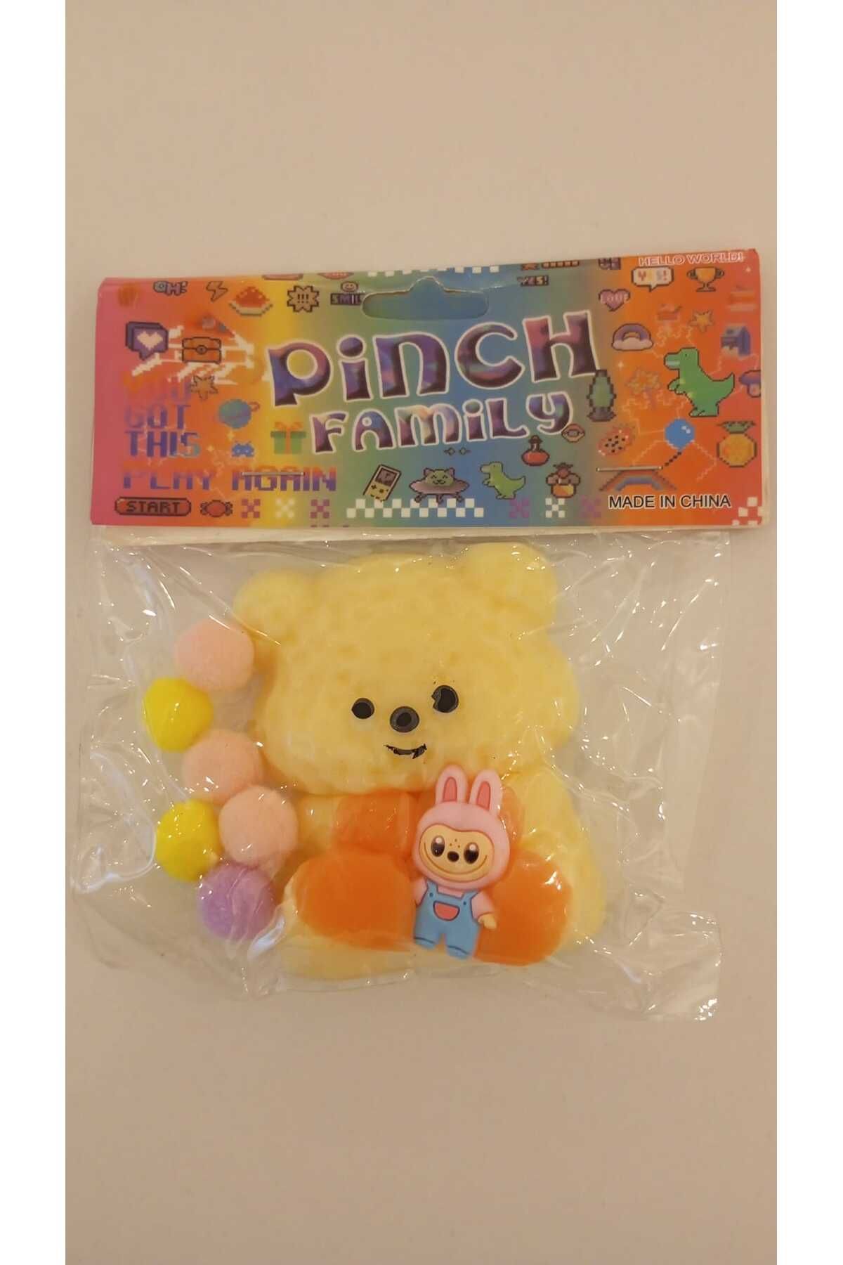 Umut Labubu Maskotlu Ayıcık MojMoj Squishy Stres Oyuncak Moj Moj sukuşi 7 cm