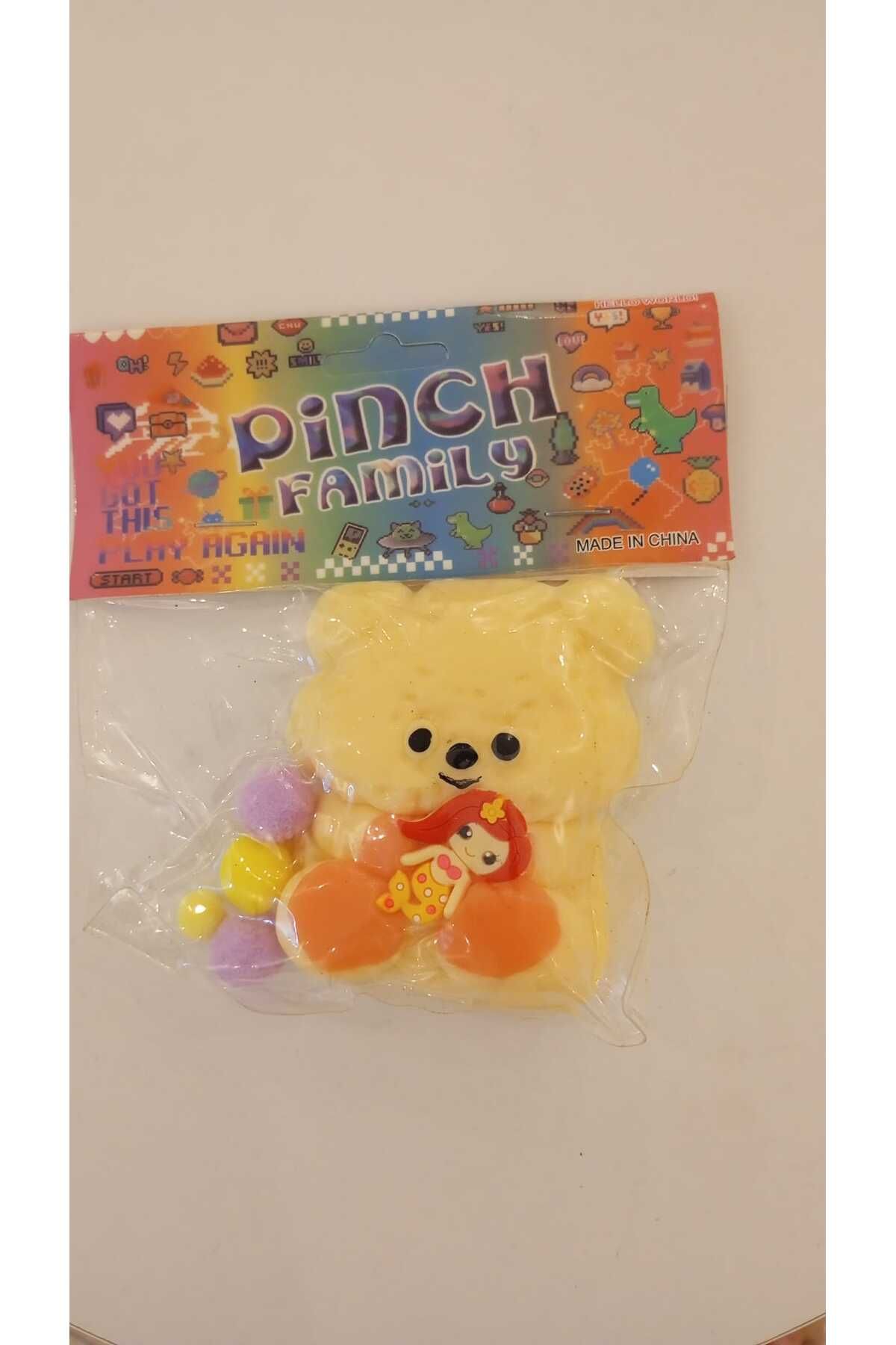 Umut Denizkızı Maskotlu Ayıcık MojMoj Squishy Stres Oyuncak Moj Moj sukuşi 7 cm