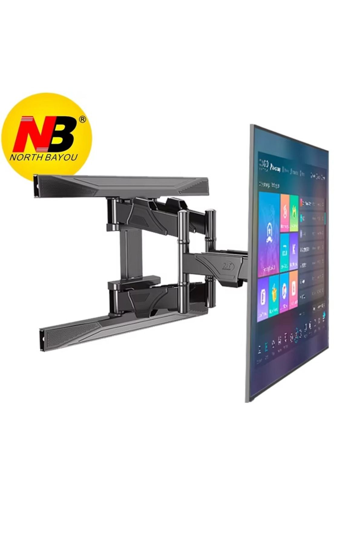 SHIPMENT North Bayou NB P6 40-80 İnç Evrensel TV Hareketli Askı Aparatı LED LCD Ekran Montaj Aparatı