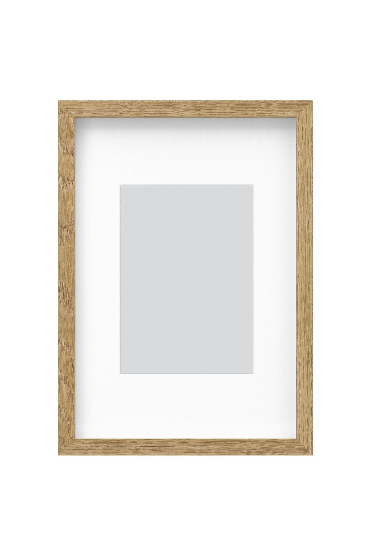 Elioure Meşe görünümlü çerçeve 21x30 cm, şık ve doğal görünüm