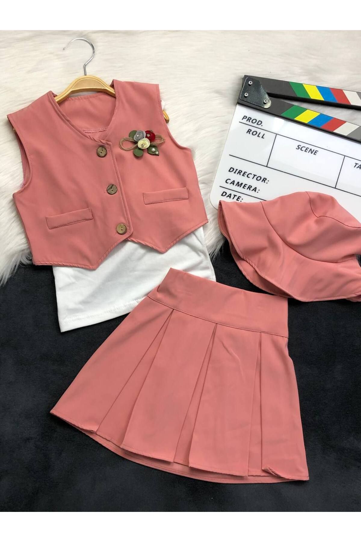 zavera for kids Kız Çocuk Şık 4'lü Takım