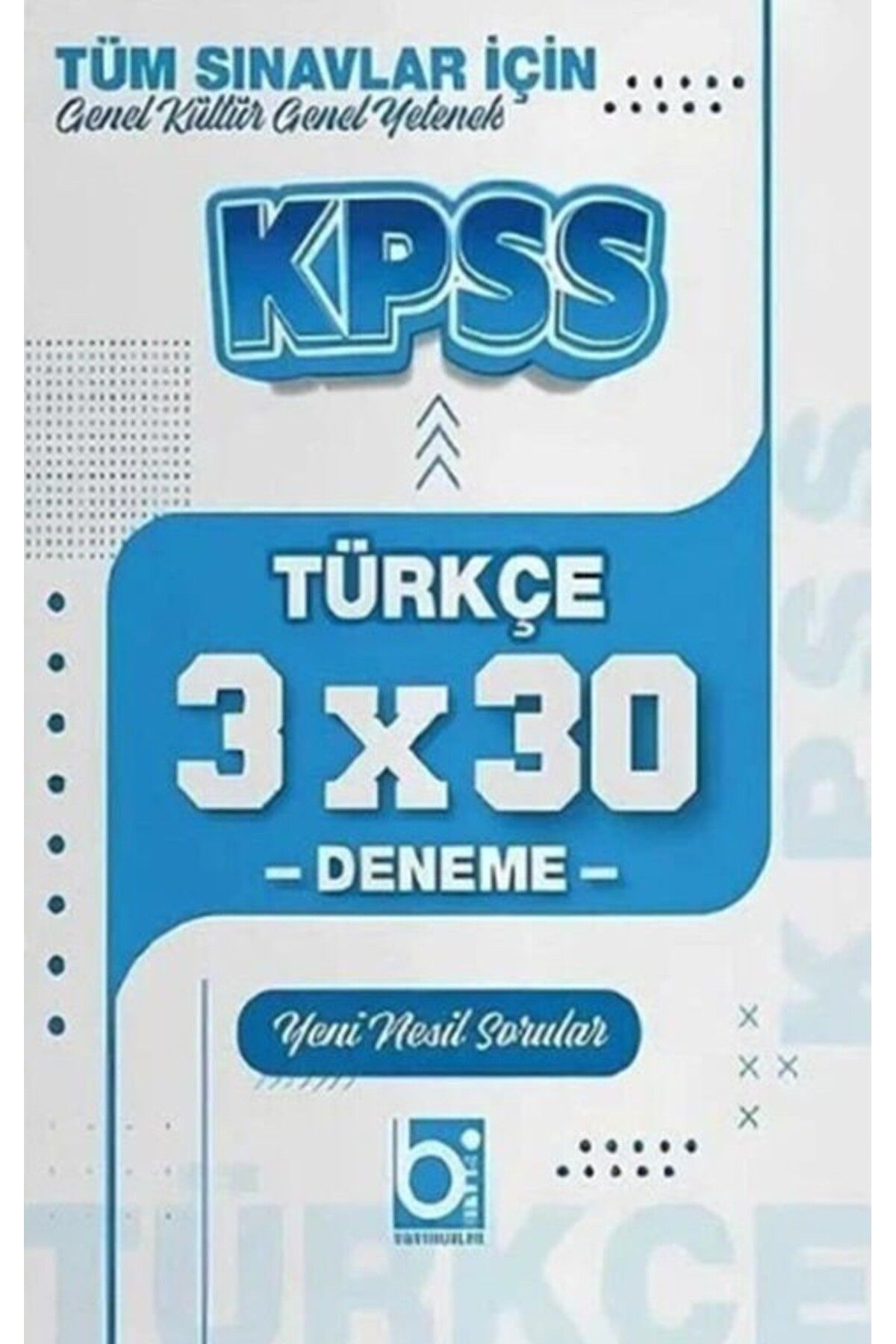 Ankara Kitap Merkezi KPSS Türkçe 3x30 Deneme Bigelio Yayıncılık
