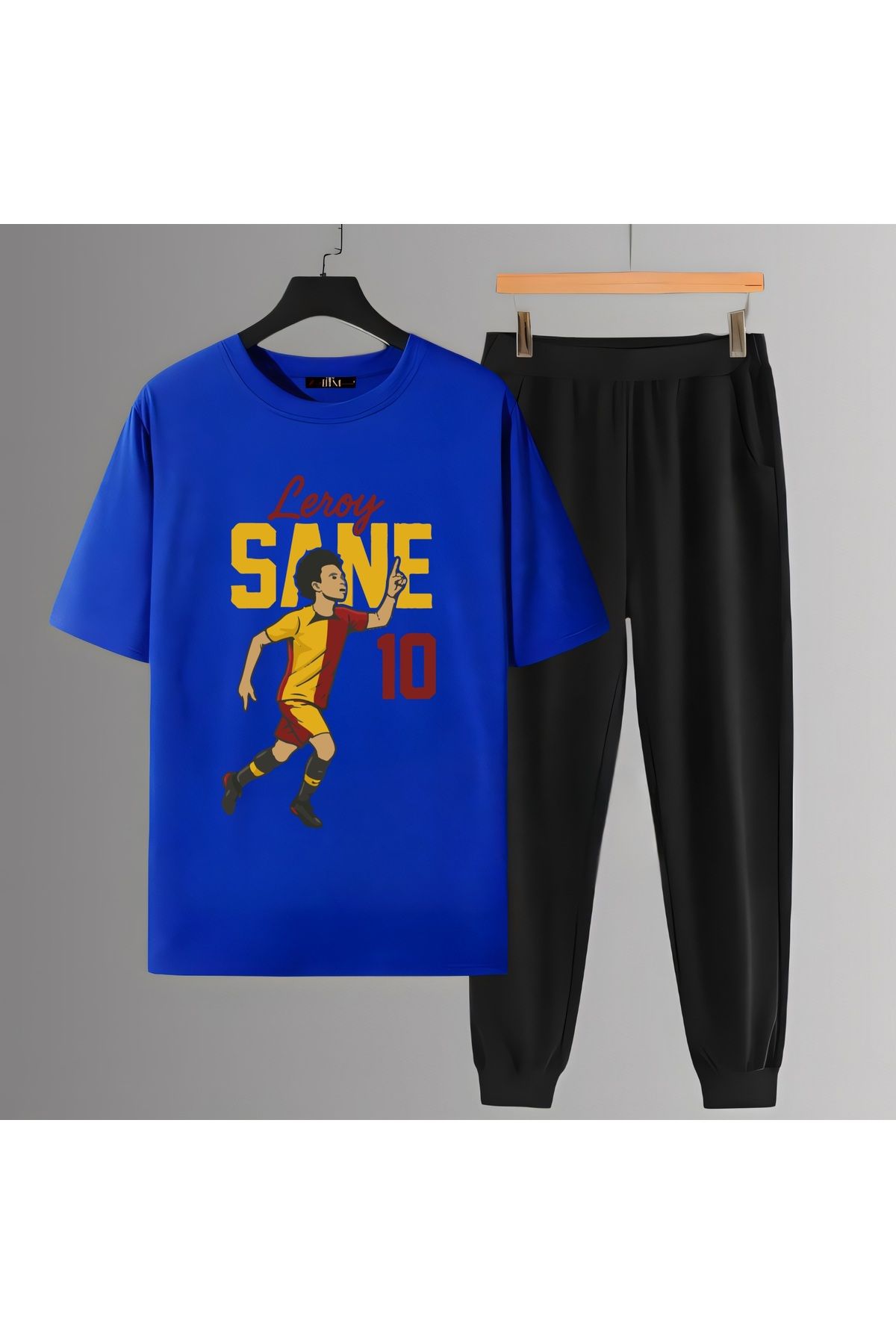 Biy Store Galatasaray lorey Sane karikatür forma futbolbaskılı unisex erkek tişört kadın tshirt eşofman takımı