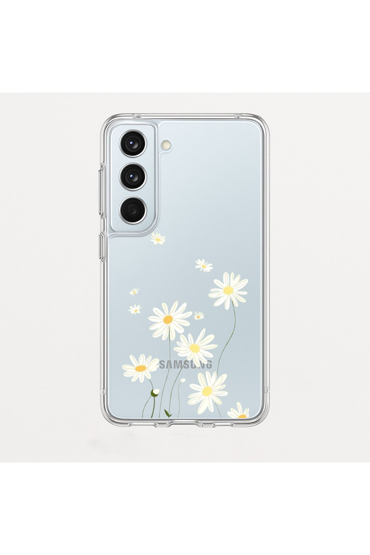 EXS Aksesuar Samsung S23FE Uyumlu Içi Kadife Lansman Silikon Kılıf Kapak