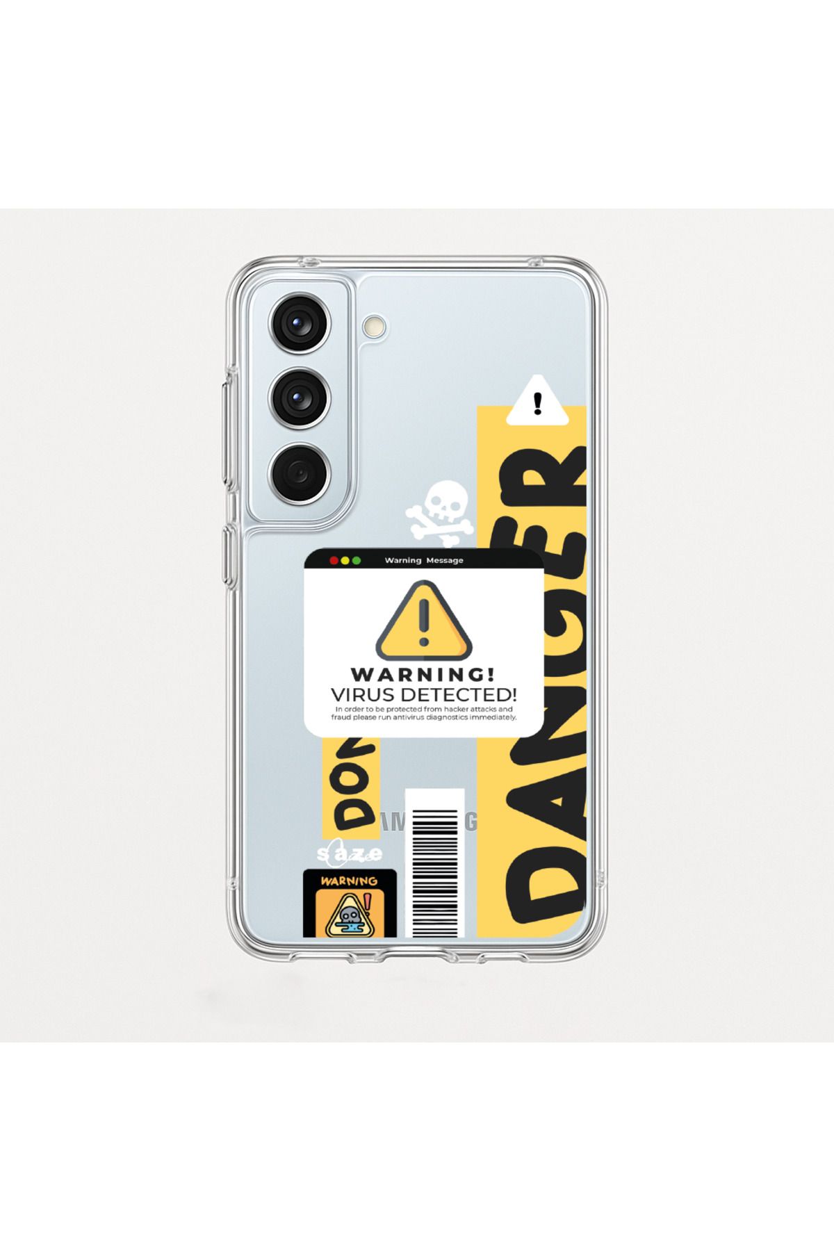 EXS Aksesuar Samsung S23FE Uyumlu Içi Kadife Lansman Silikon Kılıf Kapak