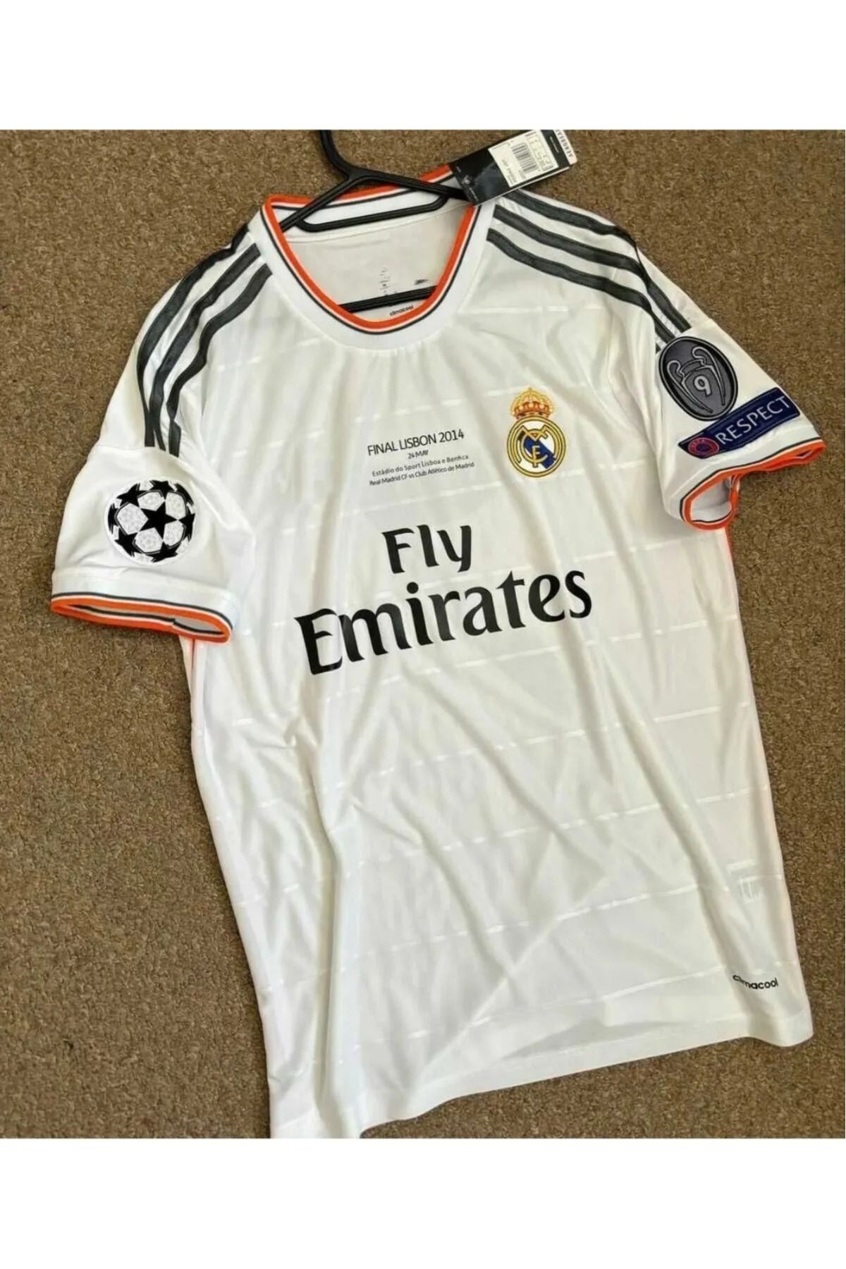 After Party Real Madrid 2014 Lizbon Şampiyonlar Ligi Finali Cristiano Ronaldo Forması vs spor atlet