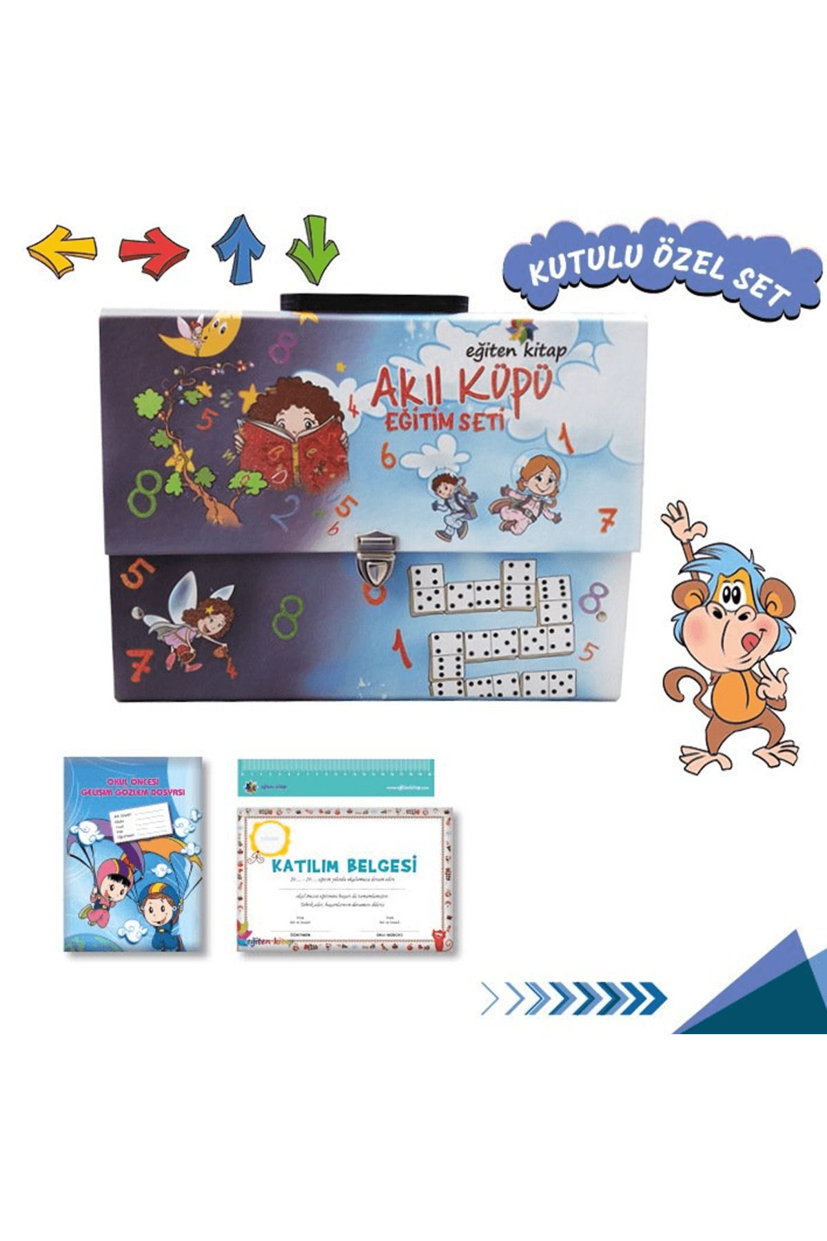 Eğiten Kitap Akıl Küpü Eğitim Seti - Çantalı Özel Set (6 Yaş)