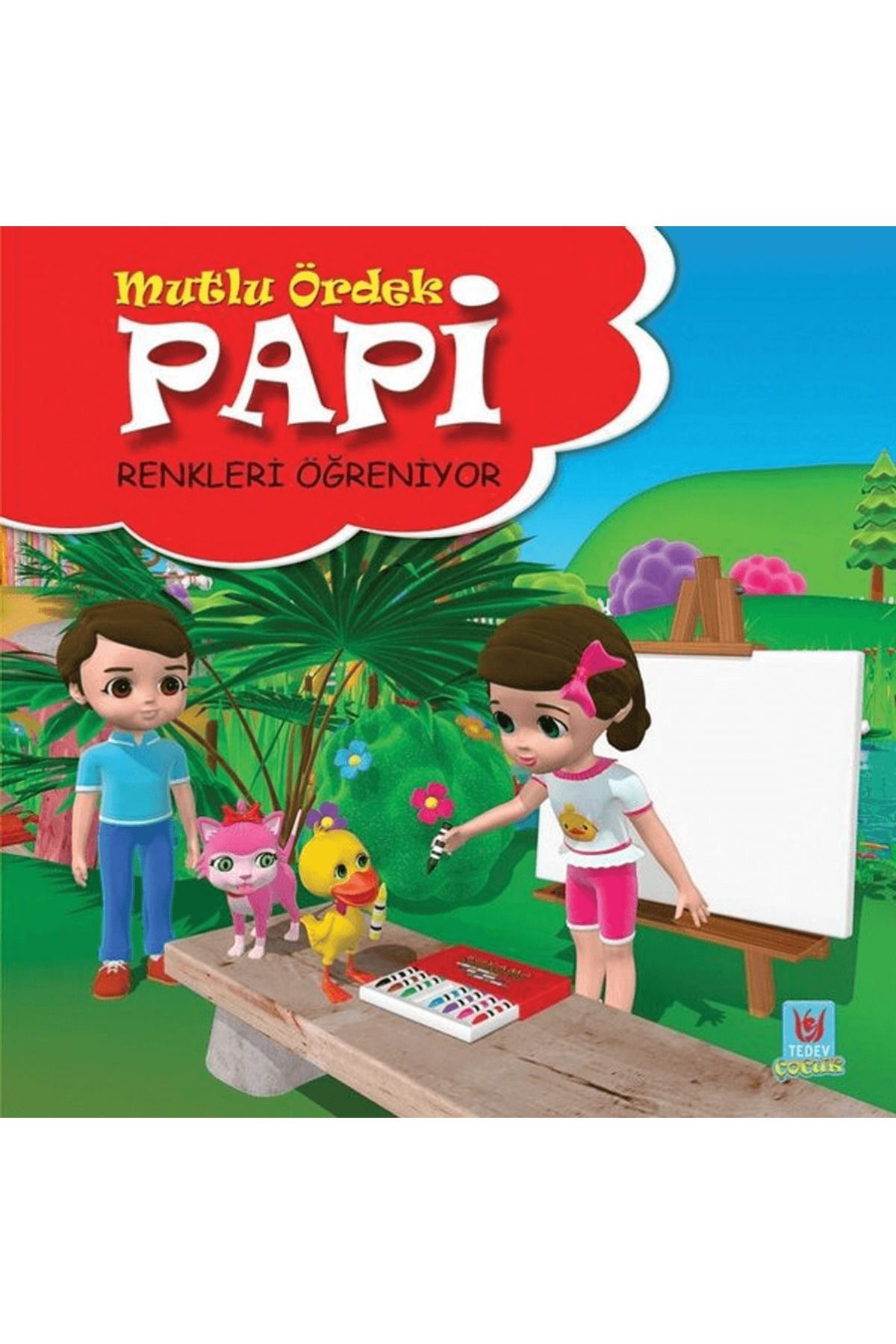 Tedev Yayınları Papi Renkleri Öğreniyor - Mutlu Ördek