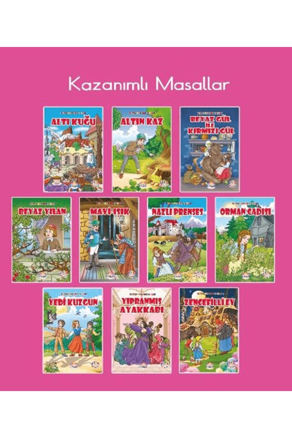 Nilüfer Yayınları Dünya Klasik Masalları Seti (10 Kitap Takım Kutulu)