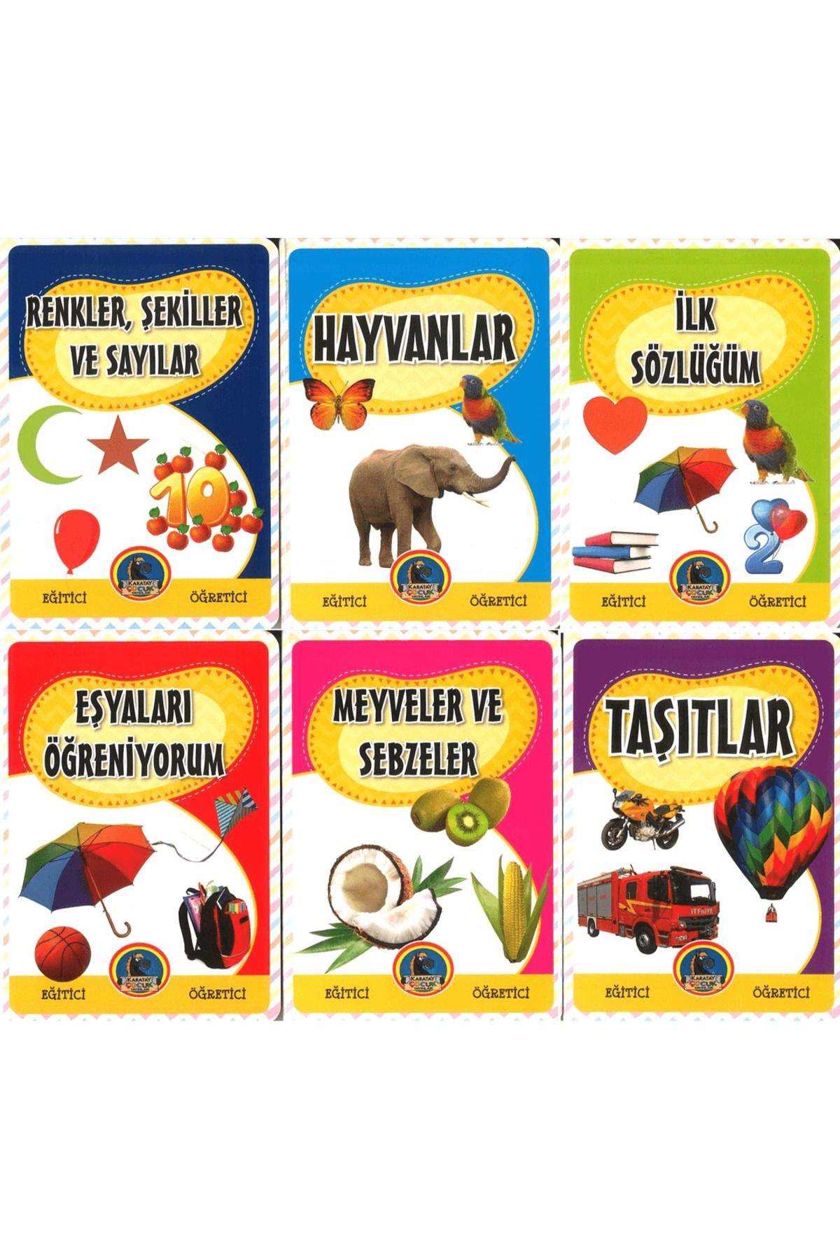 Karatay Çocuk Meraklı Gözler 6 Kitap Set