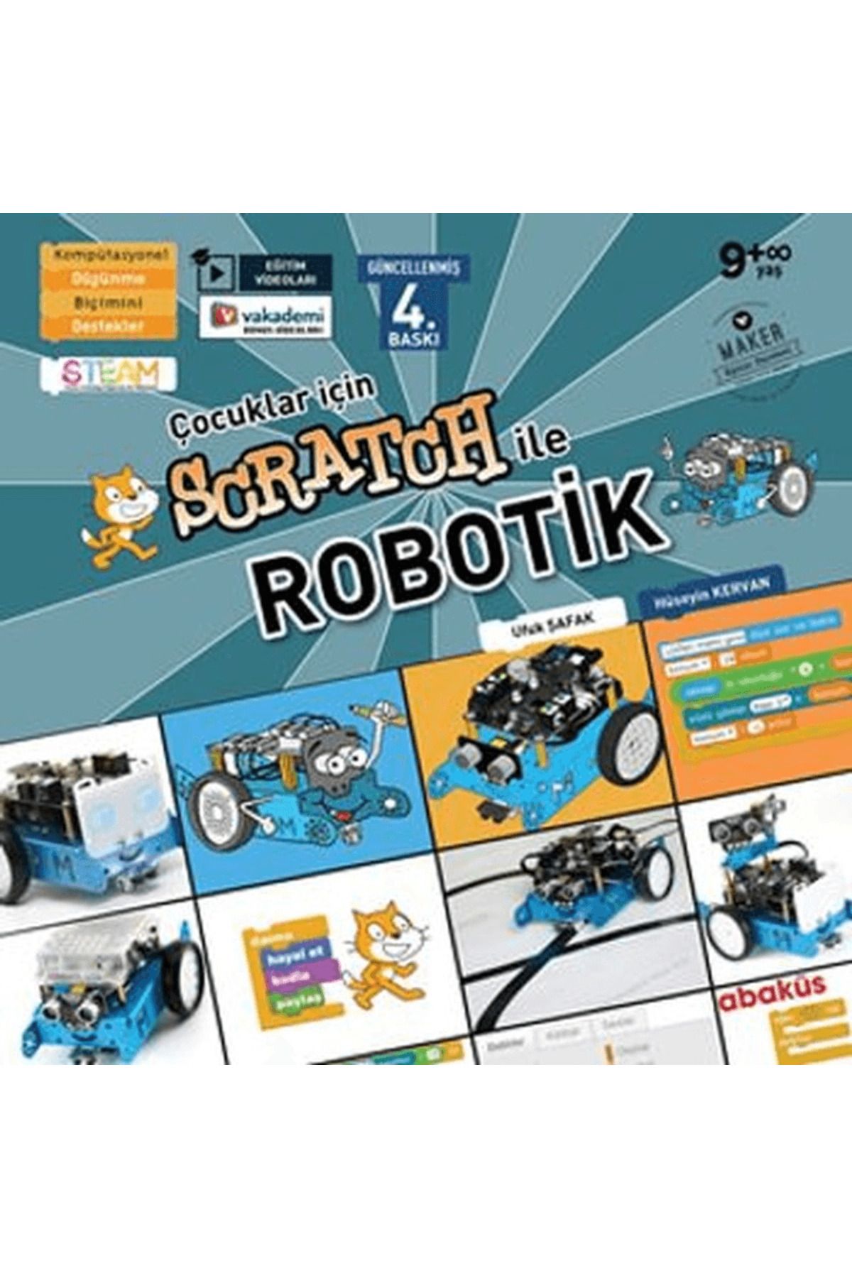 Abaküs Kitap Çocuklar İçin Scratch ile Robotik