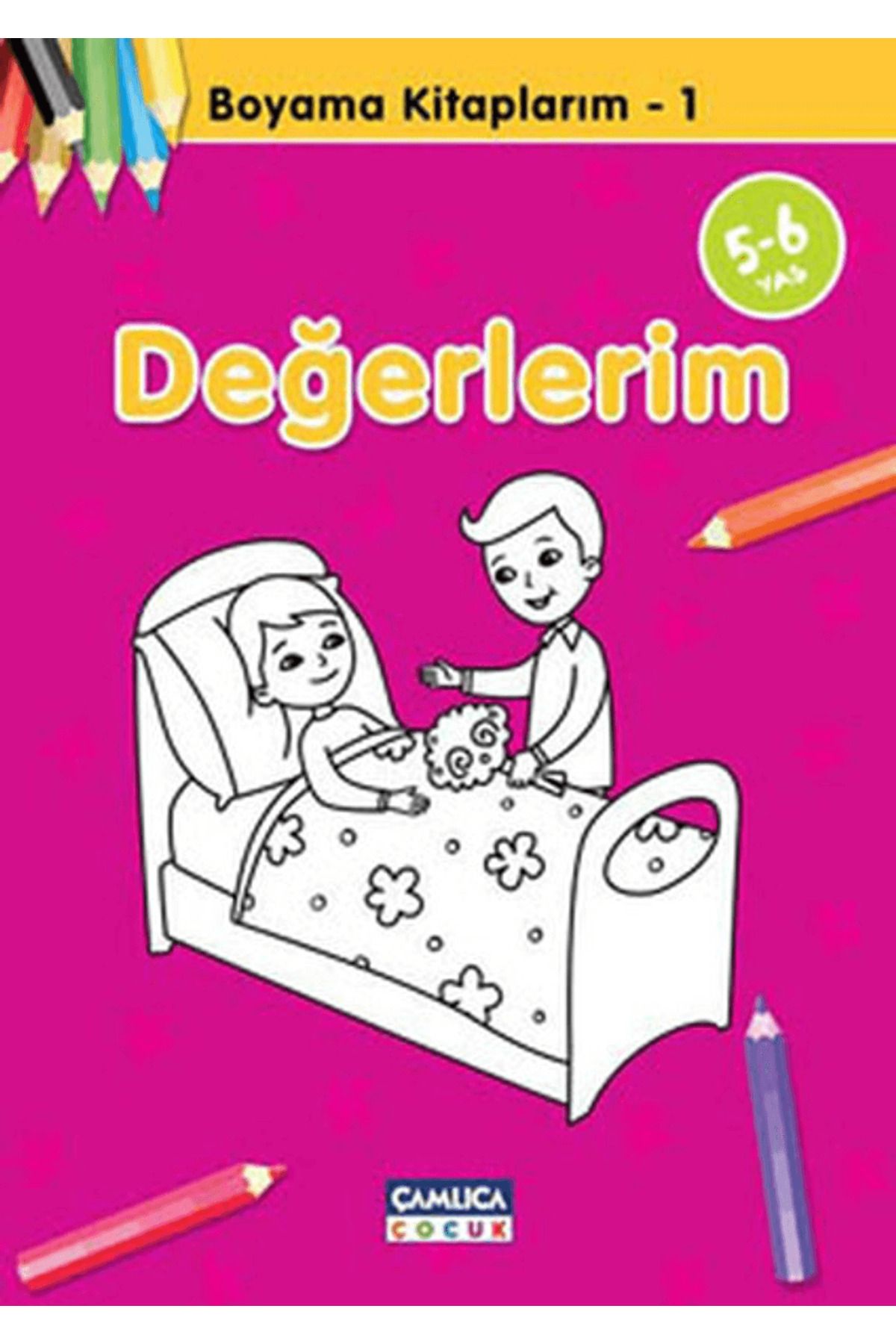 Çamlıca Çocuk Yayınları Değerlerim - Boyama Kitaplarım 1