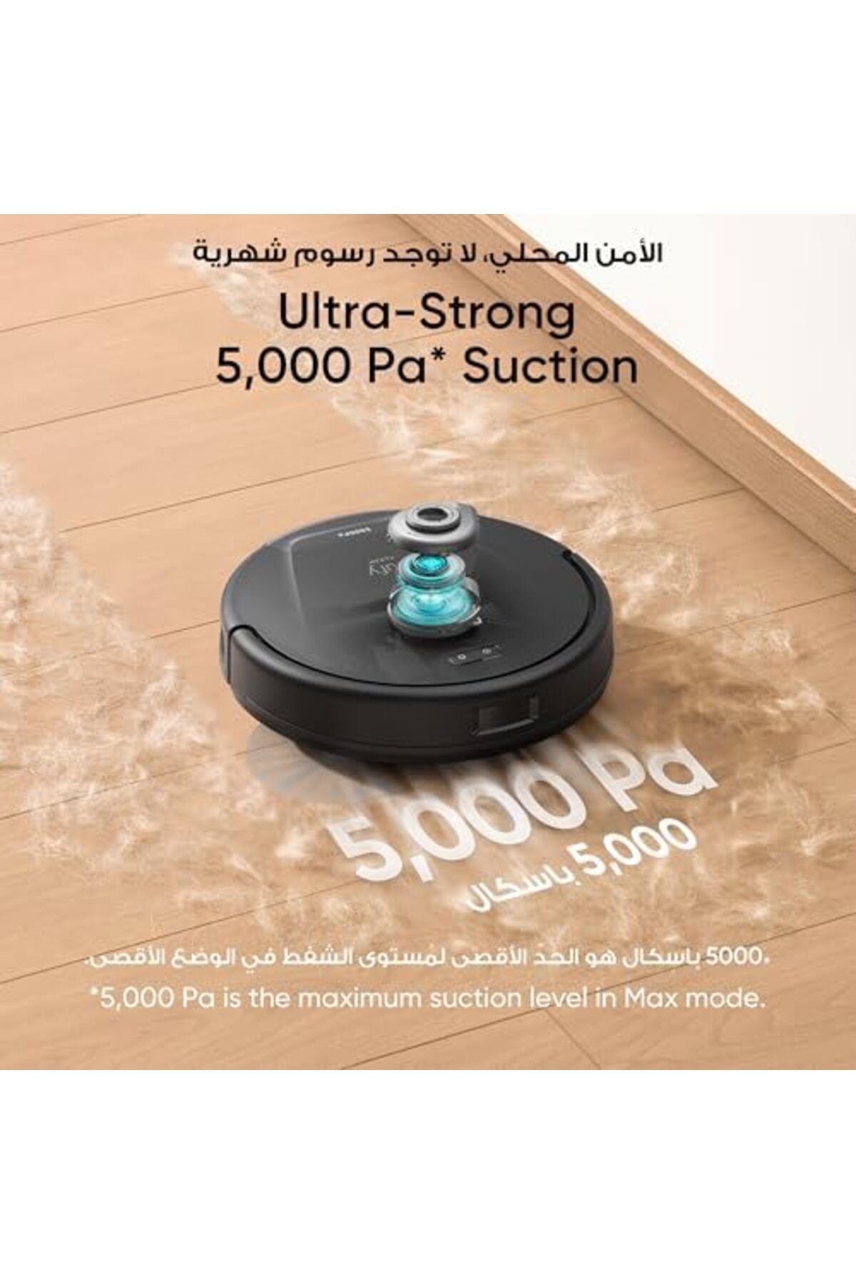 eufy-L60 Hybrid Robot Vacuum with Self Empty Station, Hair Detangling Technology, Up to 60 Days of H 8
