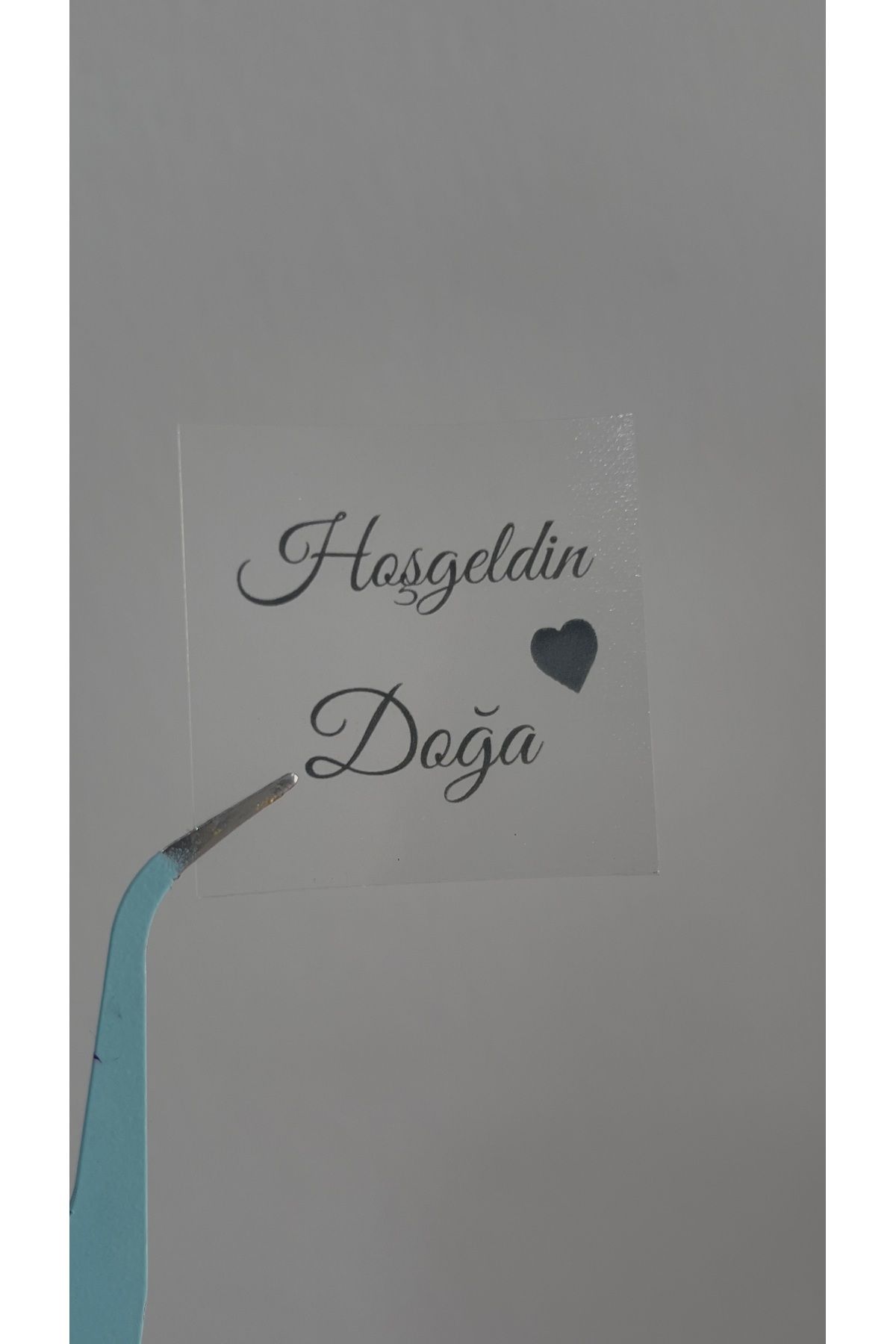 ARLetikettasarım Yenidoğan Şeffaf Etiket 3,5 cm 88 Adet - Arletikettasarim