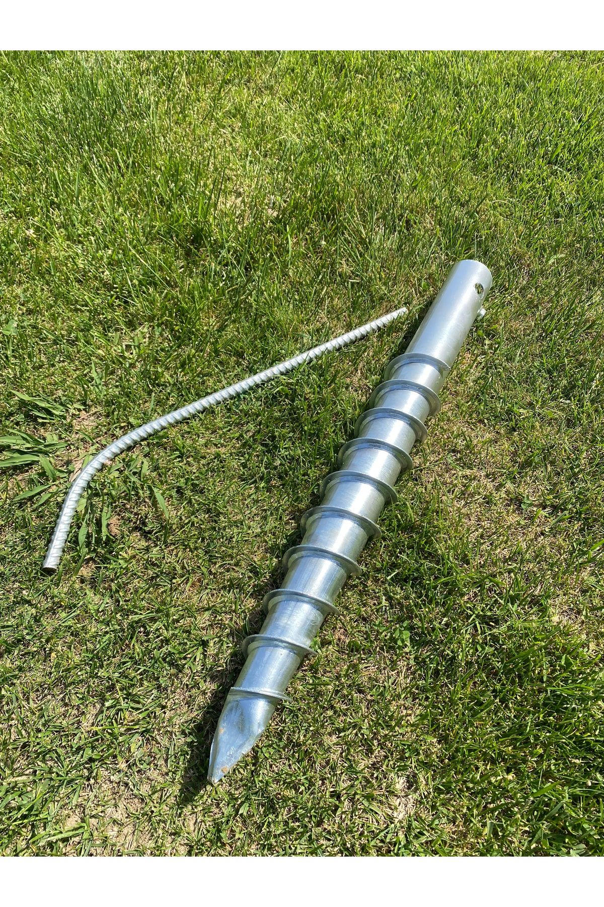 HIS Ø60x600 mm G Tipi Vidalı Kazık