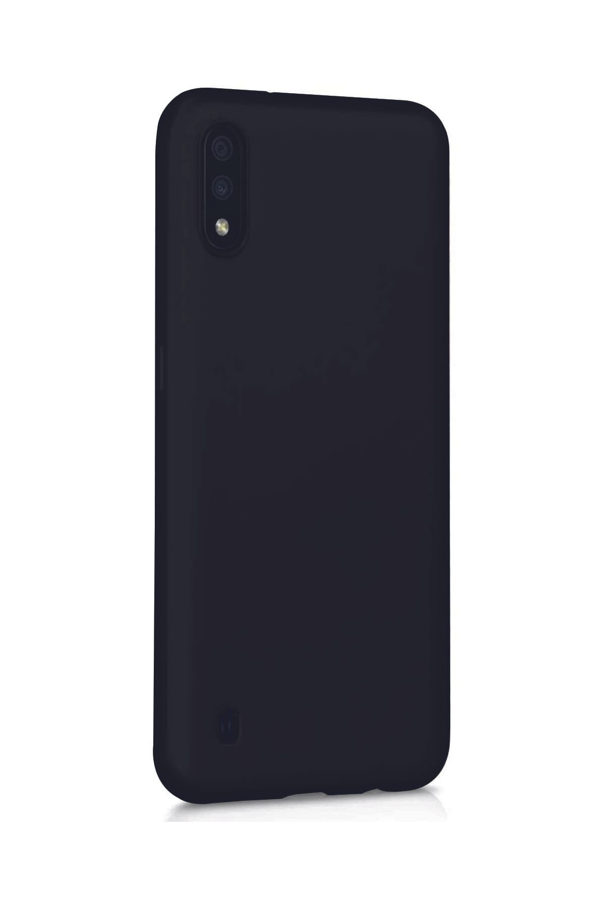 Tılsım Tekno Samsung Galaxy M01 Kılıf Kamera Korumalı Silikon Rubber Arka Kapak