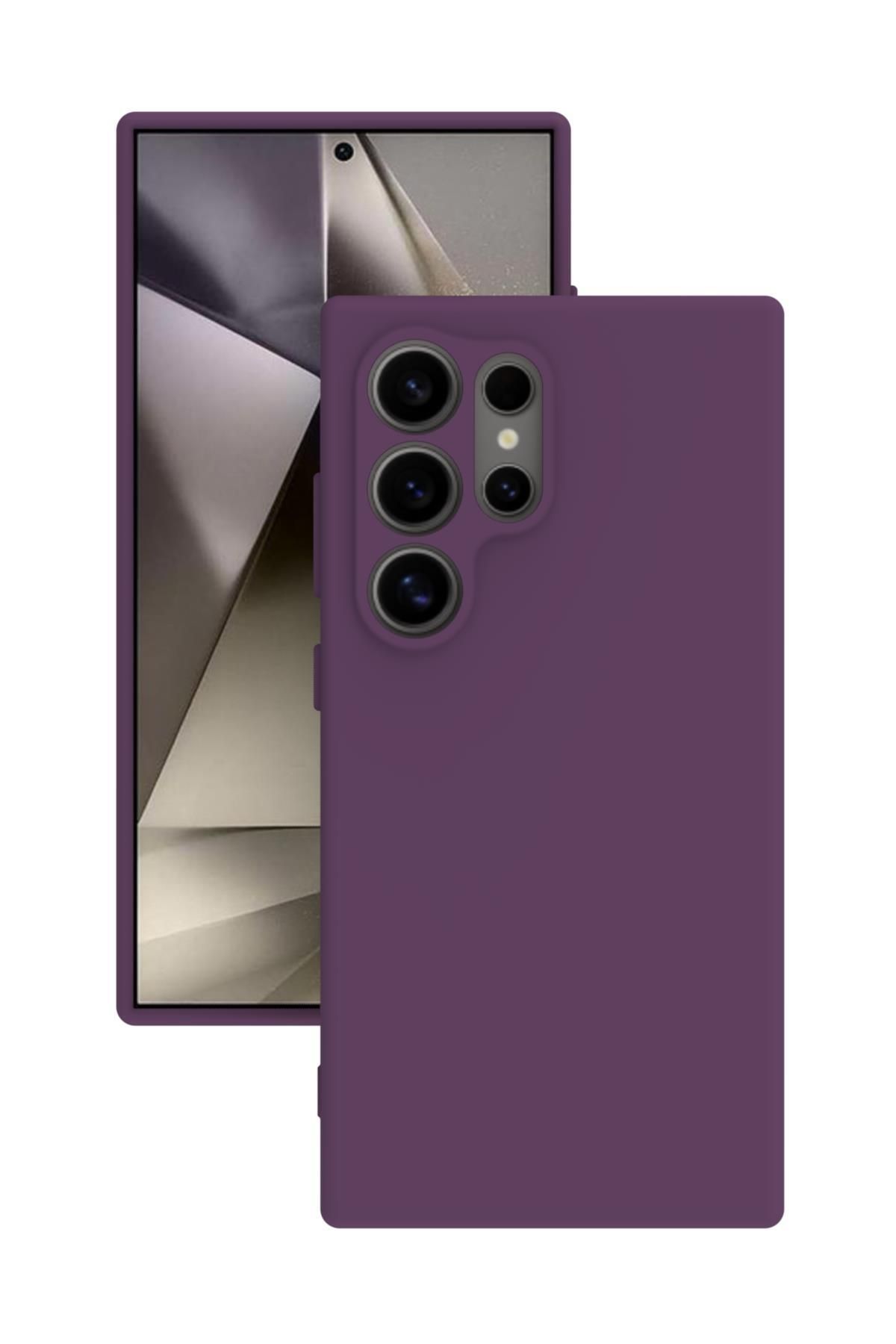 Tılsım Tekno Samsung Galaxy S24 Ultra Kılıf Kamera Korumalı Silikon Rubber Arka Kapak