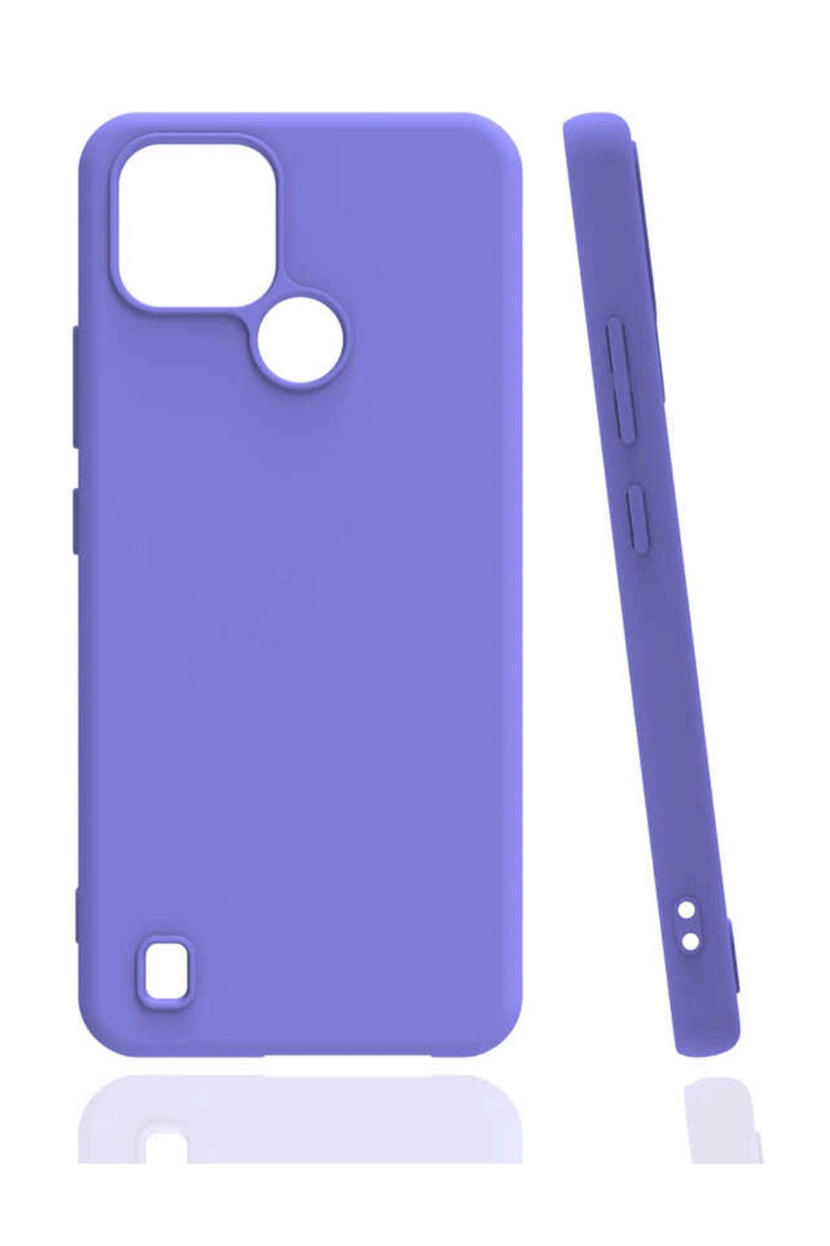 Tılsım Tekno Realme C21Y Kılıf Kamera Korumalı Silikon Rubber Arka Kapak