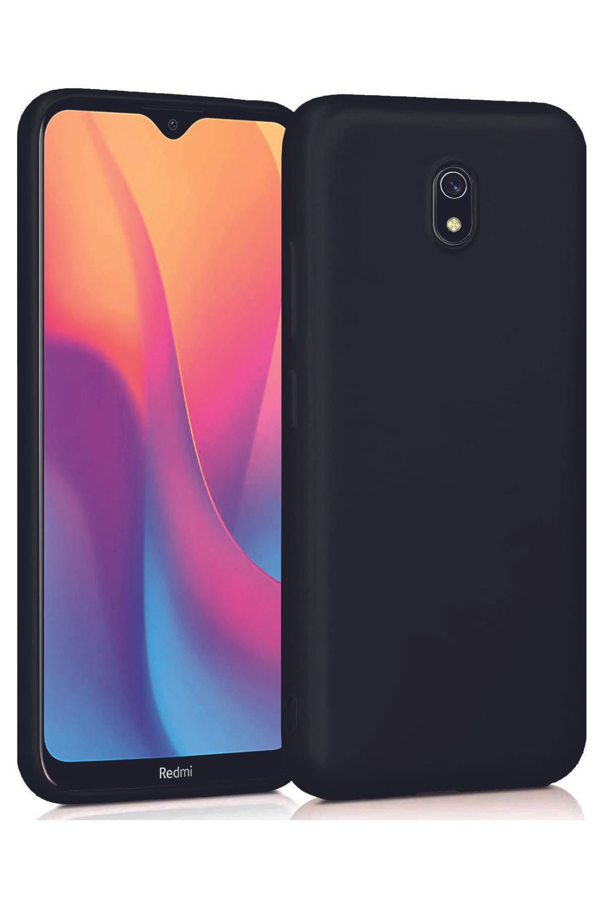 Tılsım Tekno Xiaomi Redmi 8A Kılıf Kamera Korumalı Silikon Rubber Arka Kapak