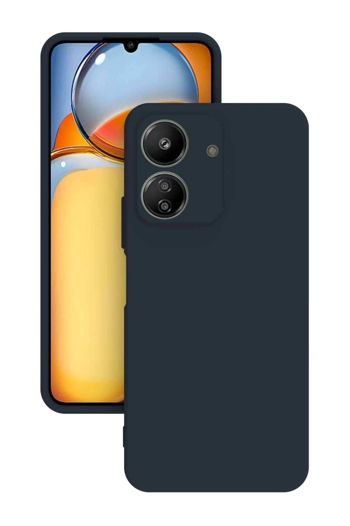 Tılsım Tekno Xiaomi Redmi 13C Kılıf Kamera Korumalı Silikon Rubber Arka Kapak