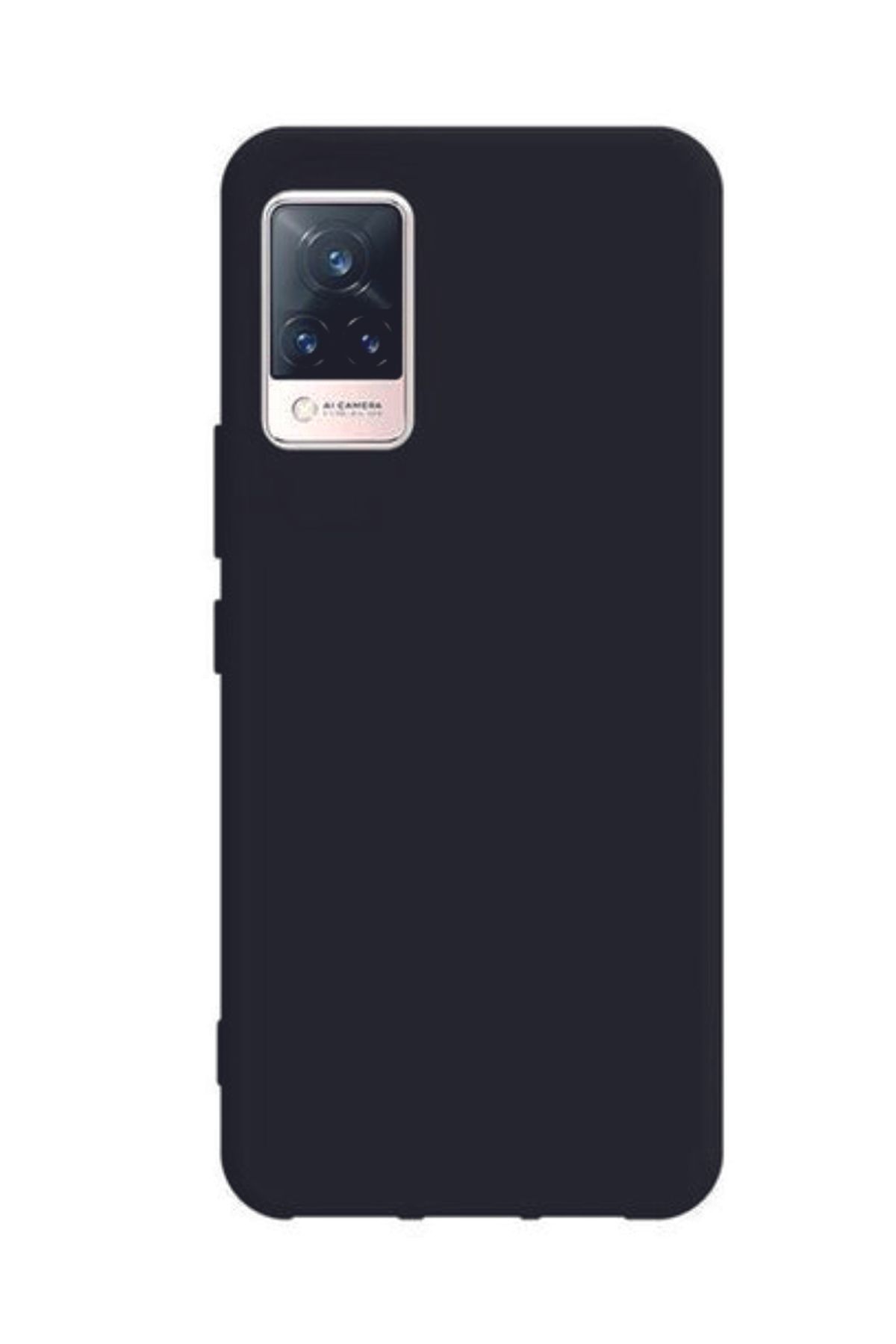 Tılsım Tekno Vivo V21 Kılıf Kamera Korumalı Silikon Rubber Arka Kapak